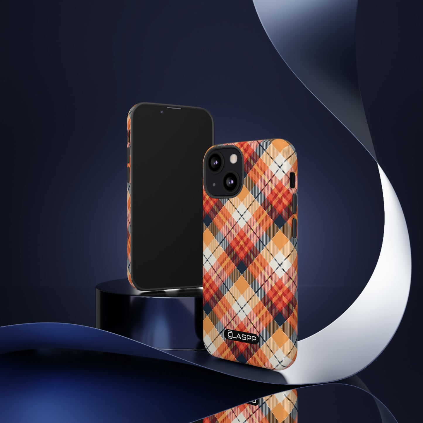 Tipped Tartan | Hardshell Dual Layer Phone Case