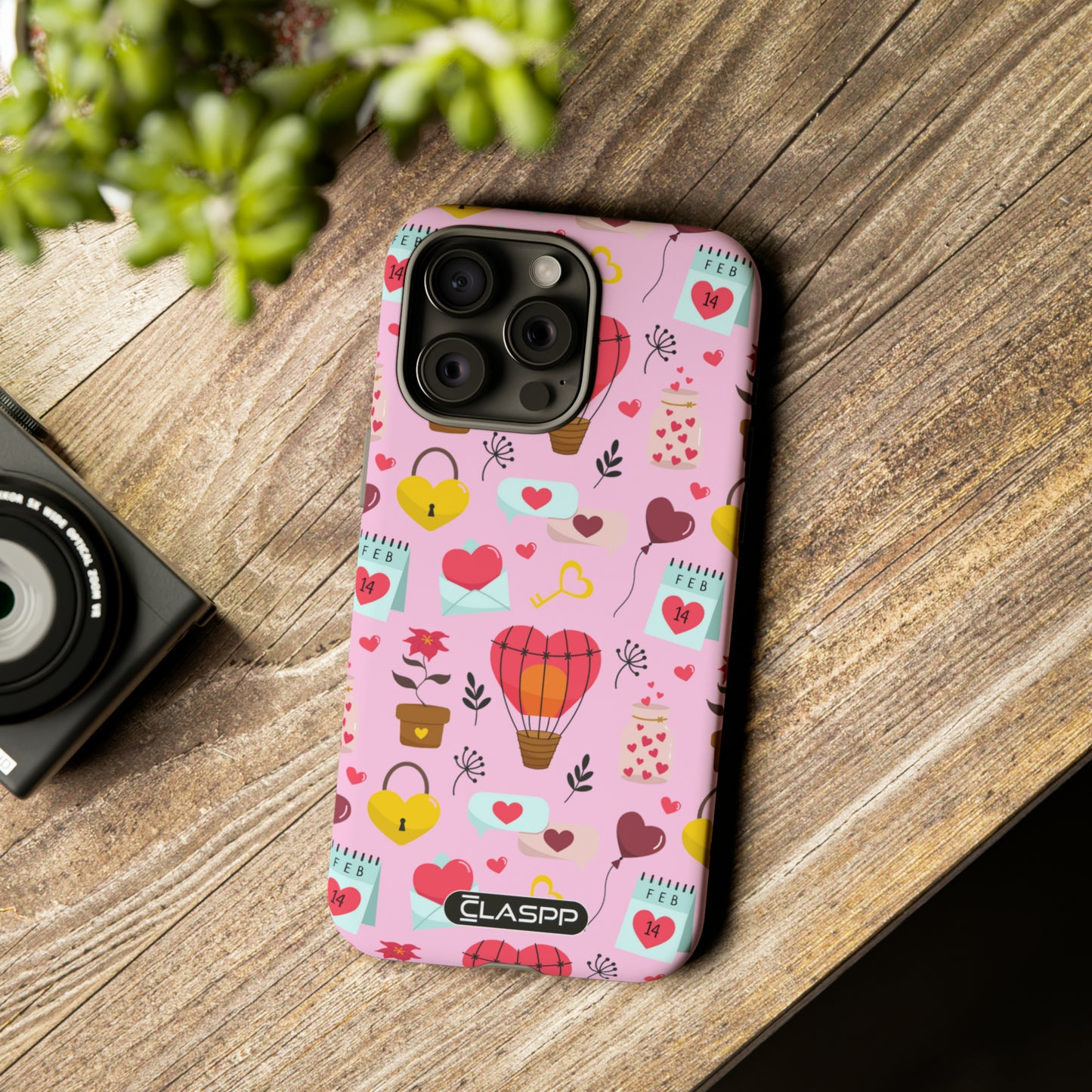 Love in the Air | Valentine's Day | Hard Shell Dual Layer Phone Case
