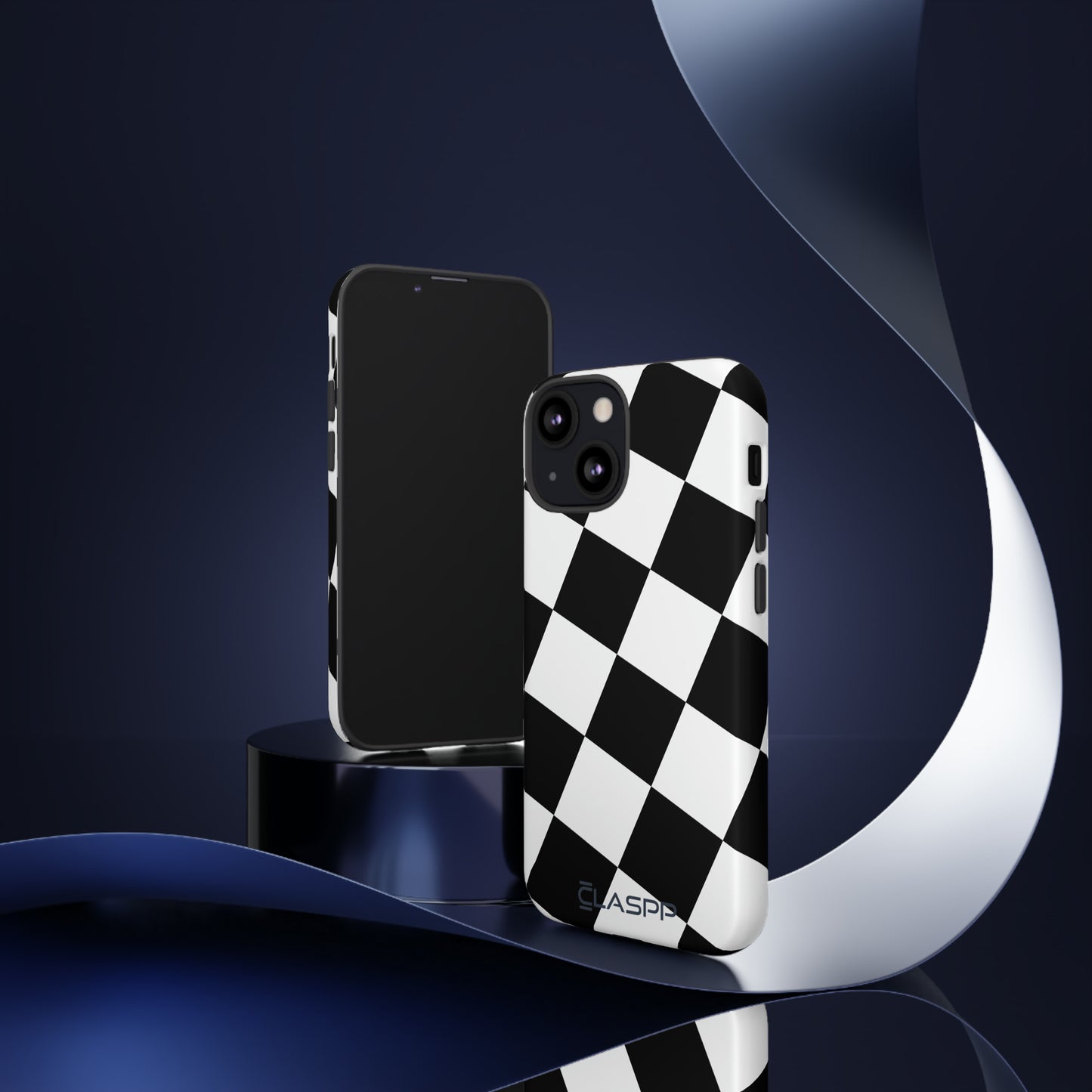 Slanted Checkers | Hardshell Dual Layer Phone Case