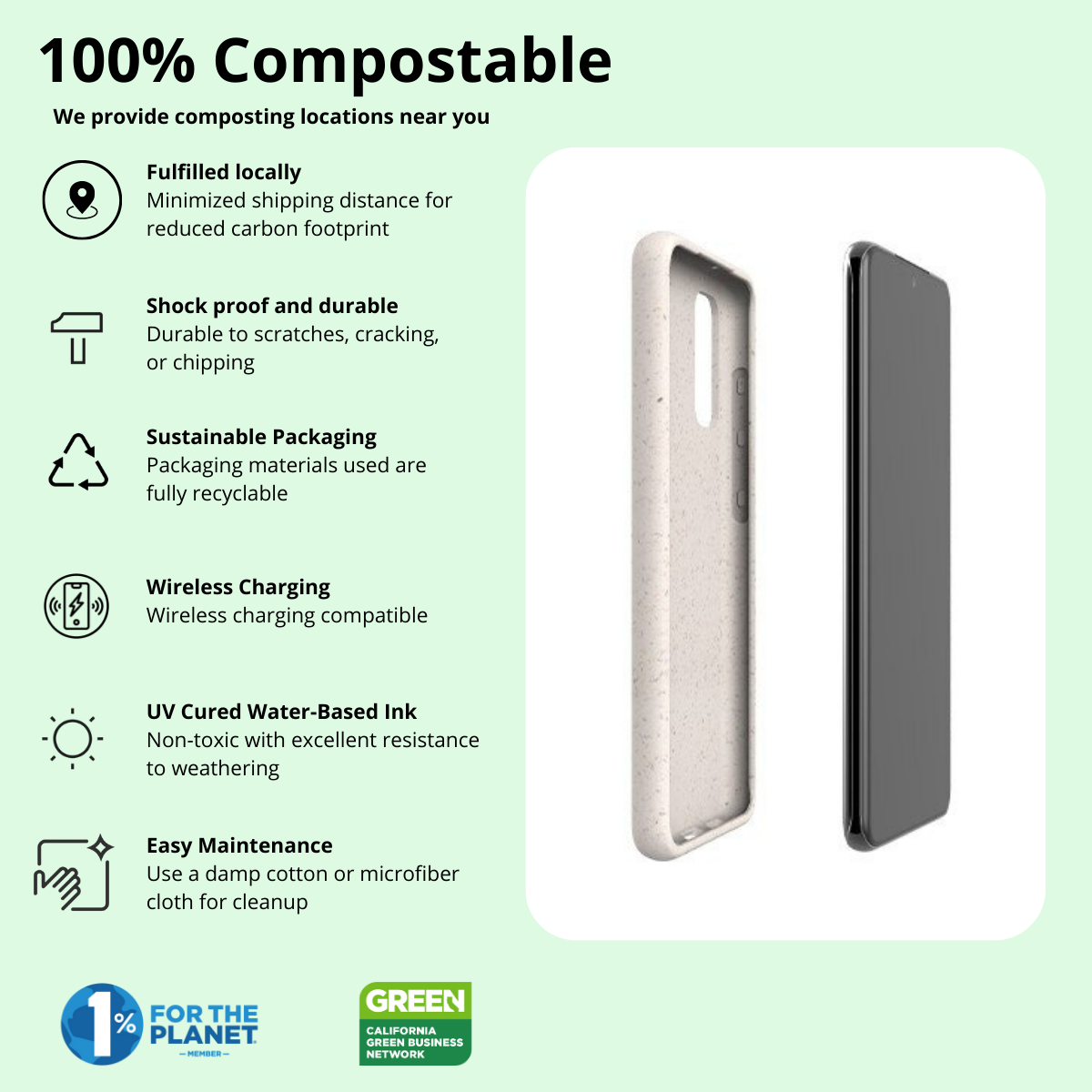 Happy Haunting Fall Harvest | Plant-Based Biodegradable Phone Case