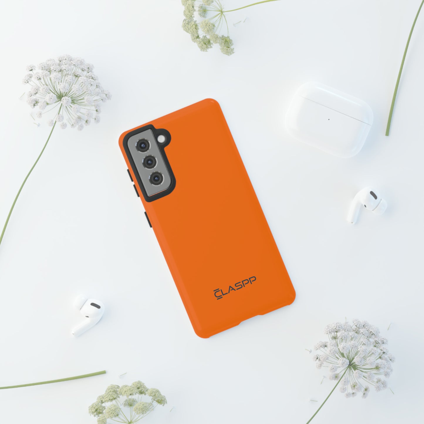 Tangerine Orange | Hardshell Dual Layer Phone Case