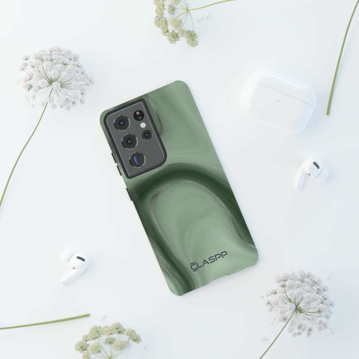 Emerald Elegance | Hardshell Dual Layer Phone Case