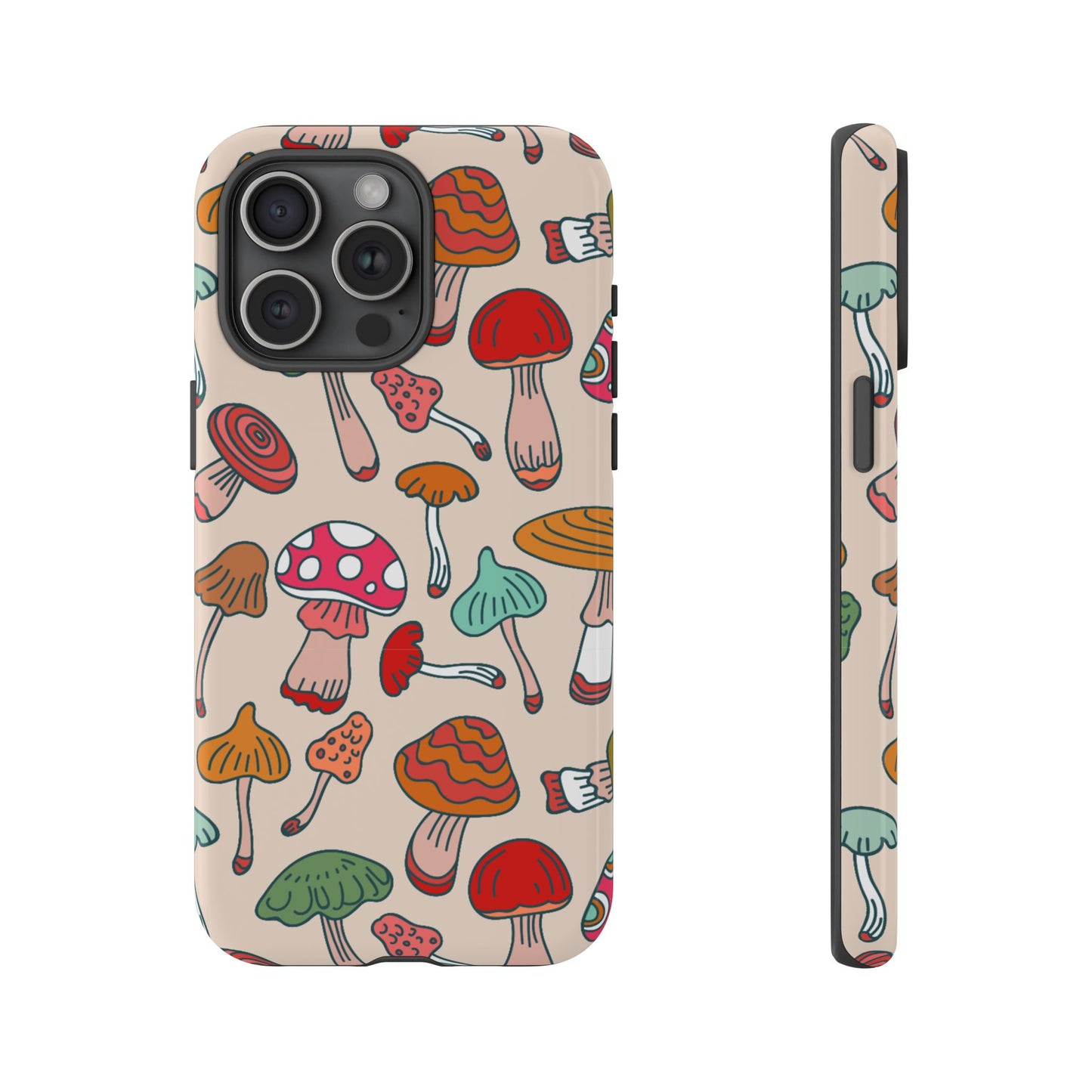 Phone Case - Wild Mushroom Design, Tough Cases for Extra Protection