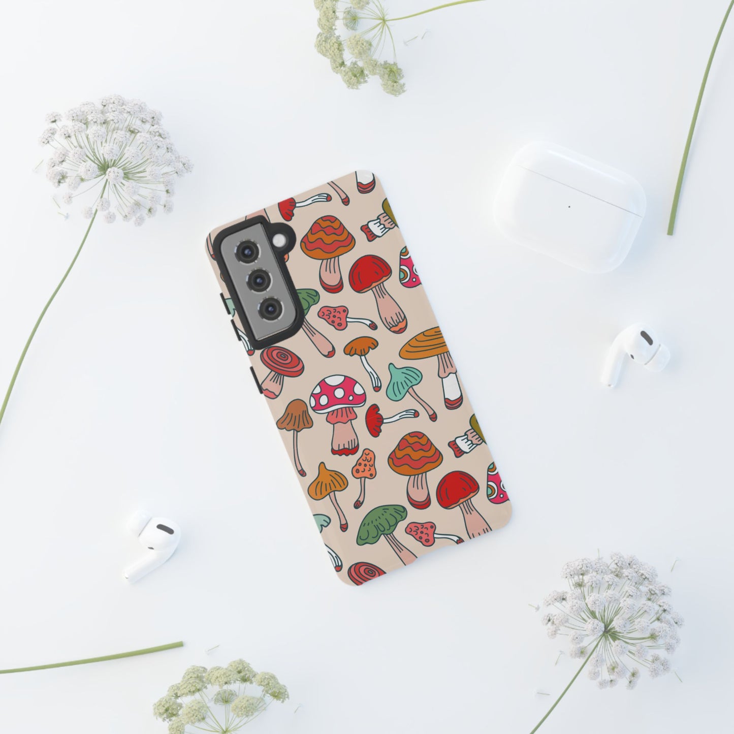 Phone Case - Wild Mushroom Design, Tough Cases for Extra Protection