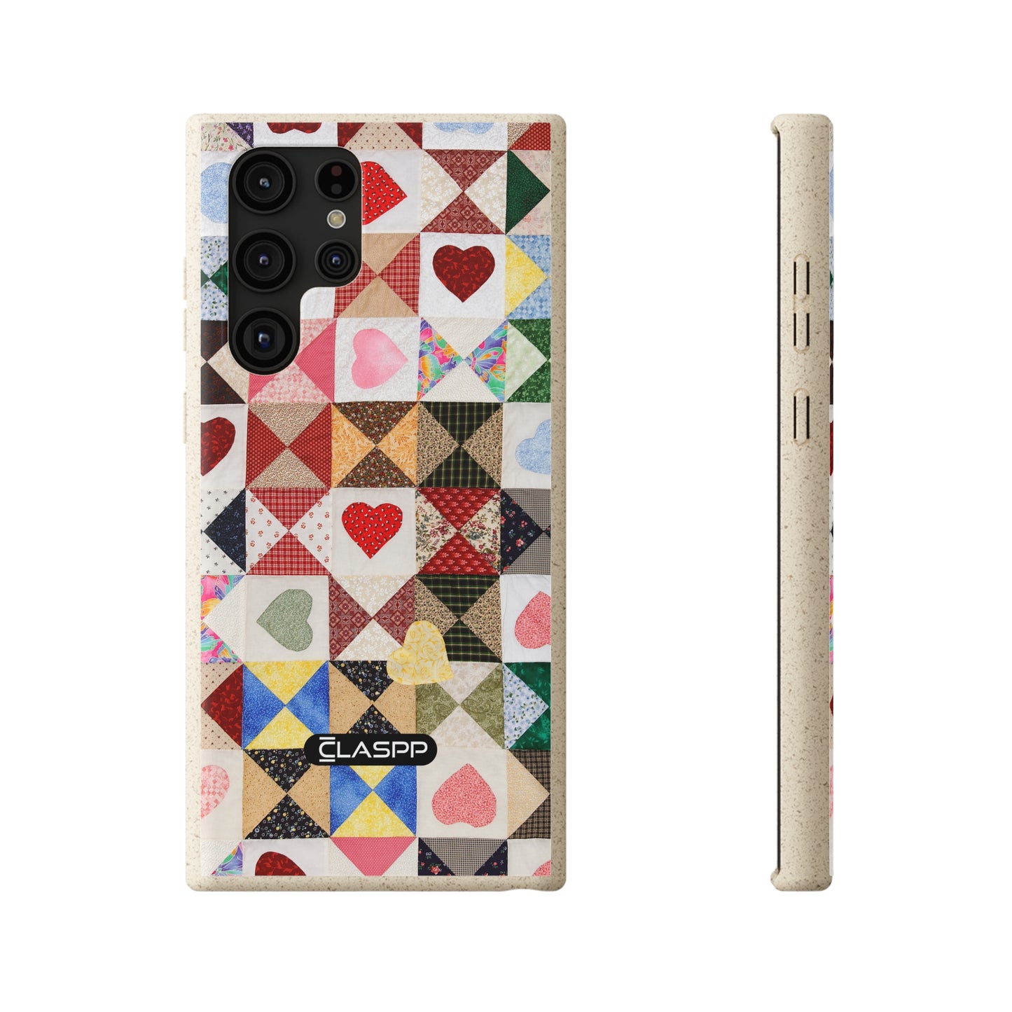 Heart Quilt | Valentine's Day | Protective Biodegradable Phone Case