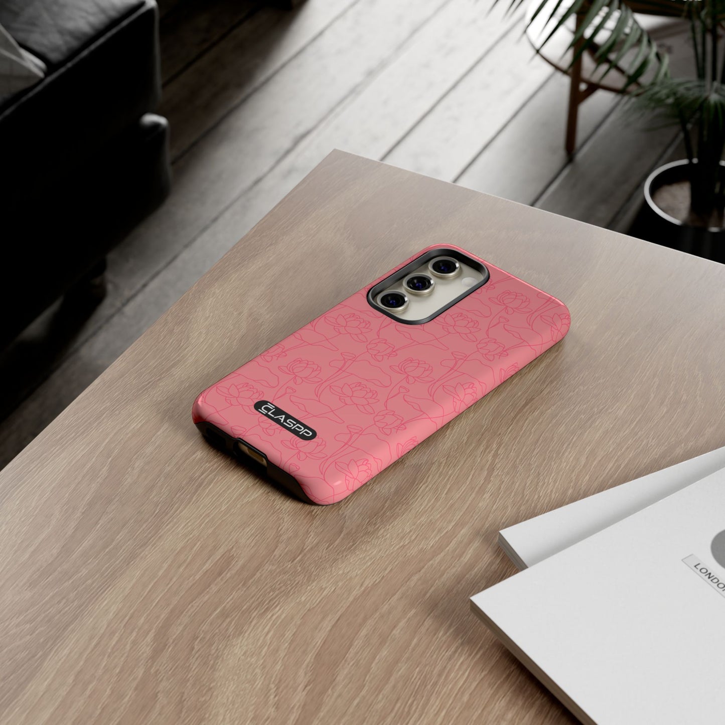 Festive Pink | Christmas | Hardshell Dual Layer Phone Case