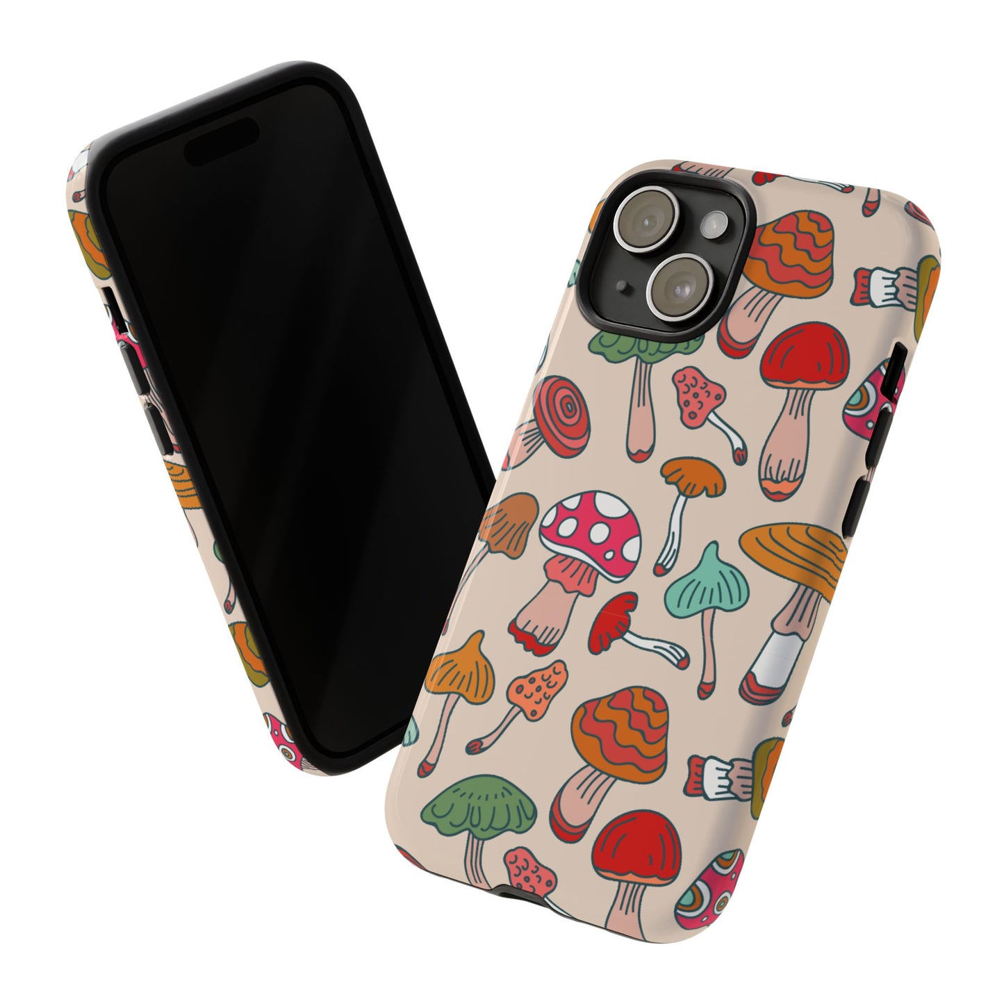 Phone Case - Wild Mushroom Design, Tough Cases for Extra Protection