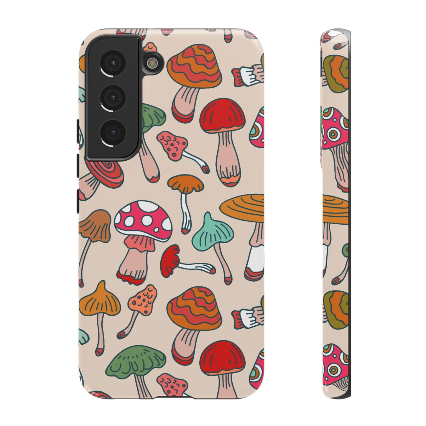 Phone Case - Wild Mushroom Design, Tough Cases for Extra Protection