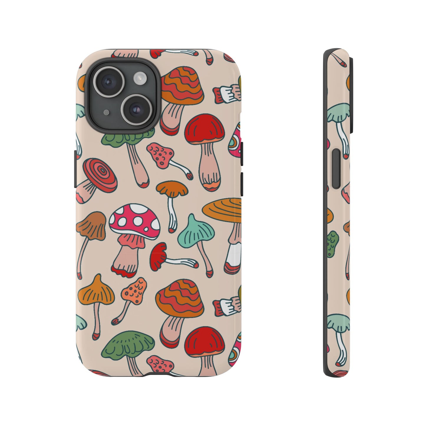 Phone Case - Wild Mushroom Design, Tough Cases for Extra Protection