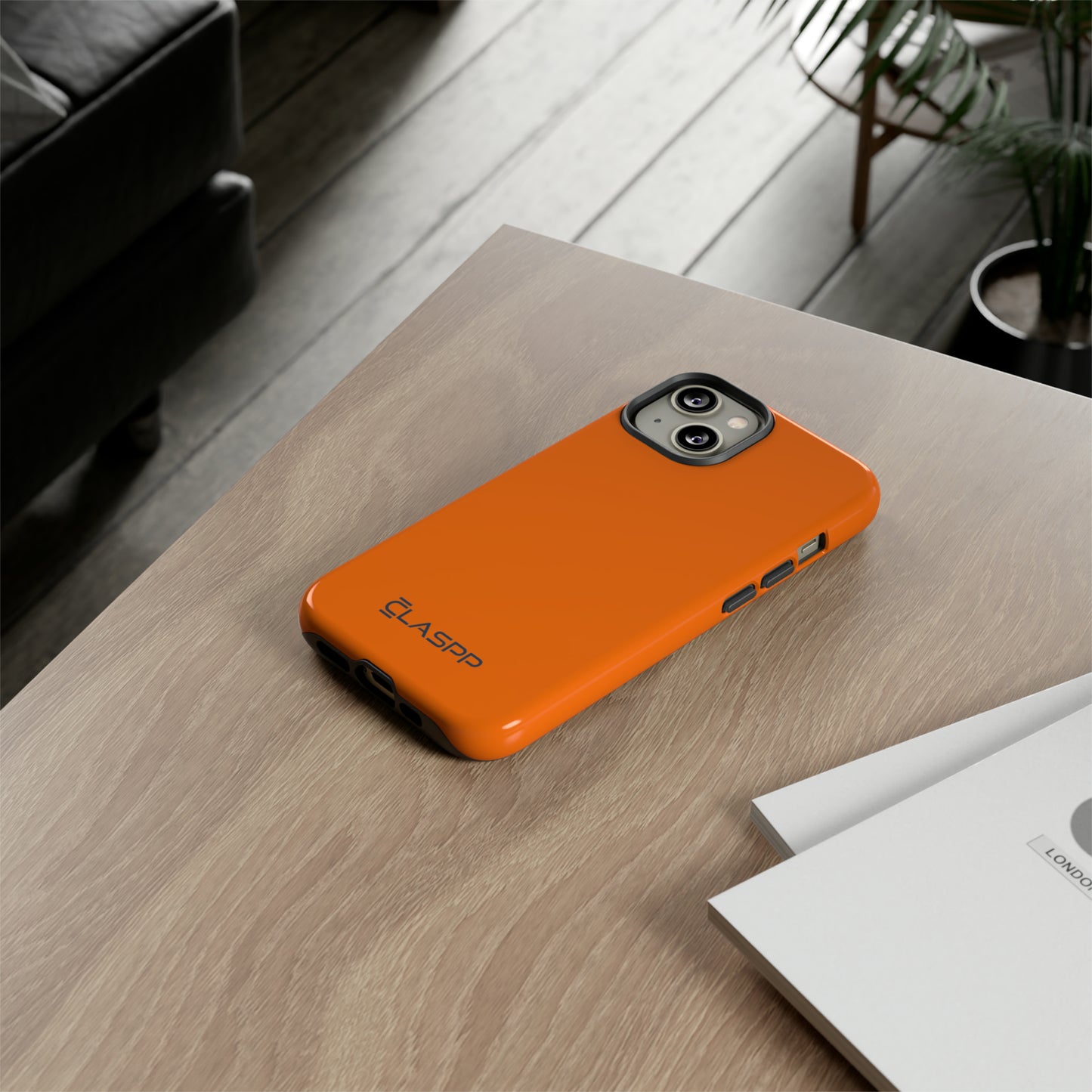 Tangerine Orange | Hardshell Dual Layer Phone Case