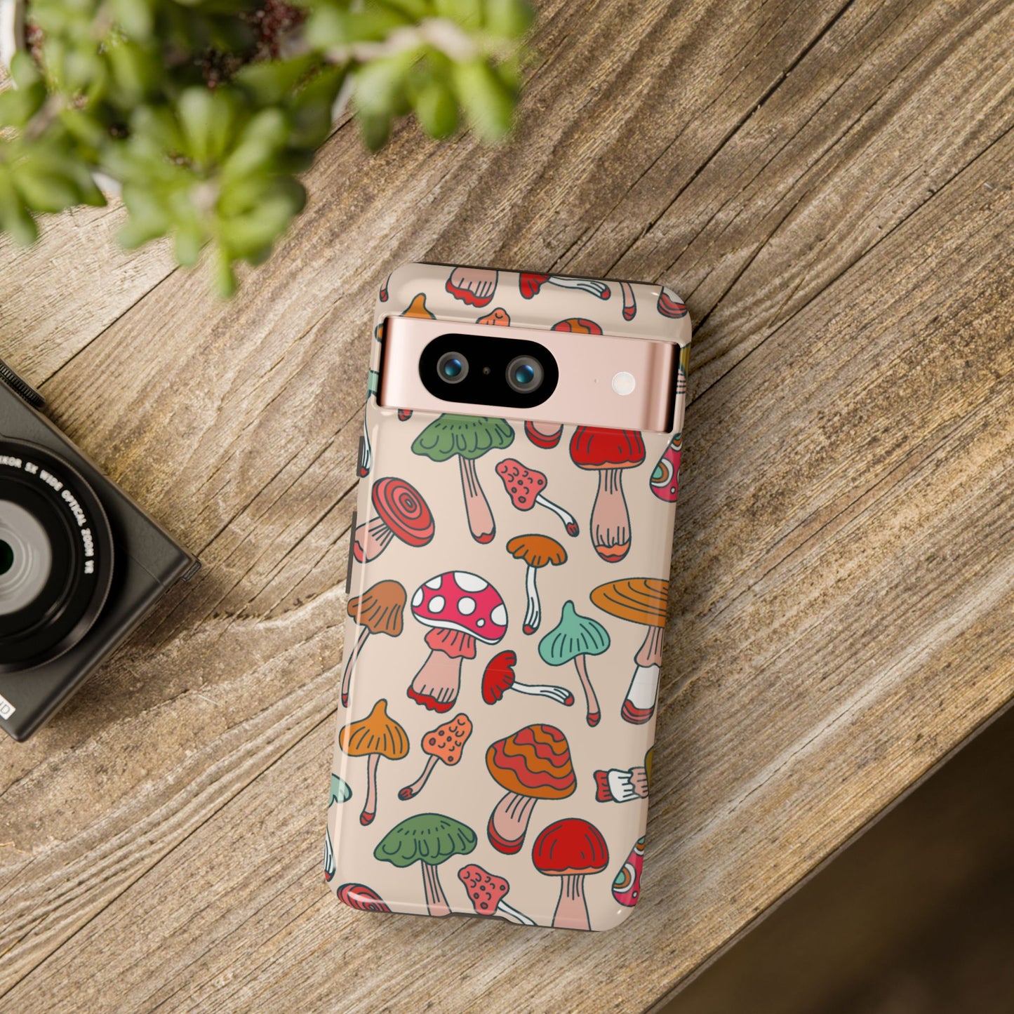 Phone Case - Wild Mushroom Design, Tough Cases for Extra Protection