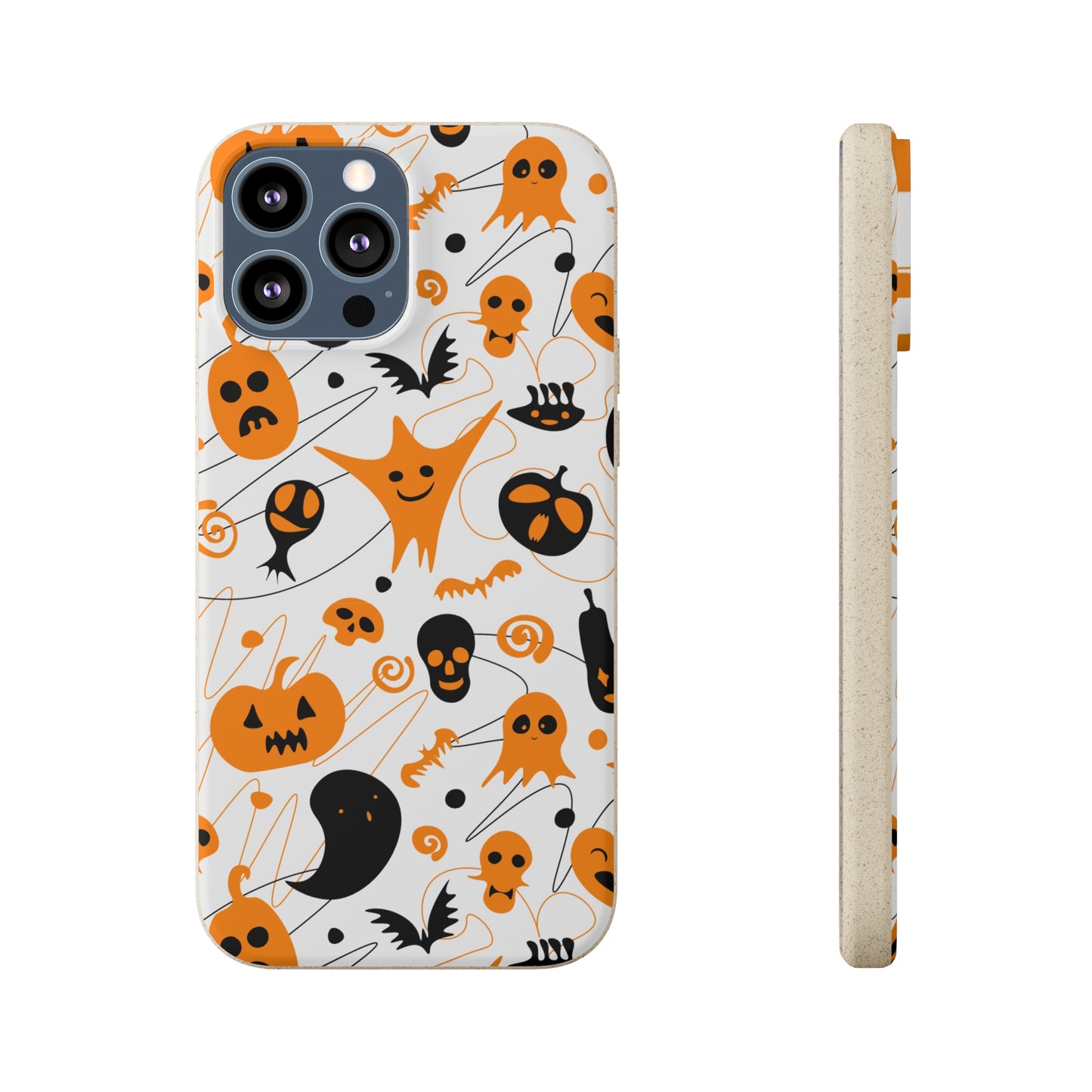 Happy Haunting Boo White | Plant-Based Biodegradable Phone Case