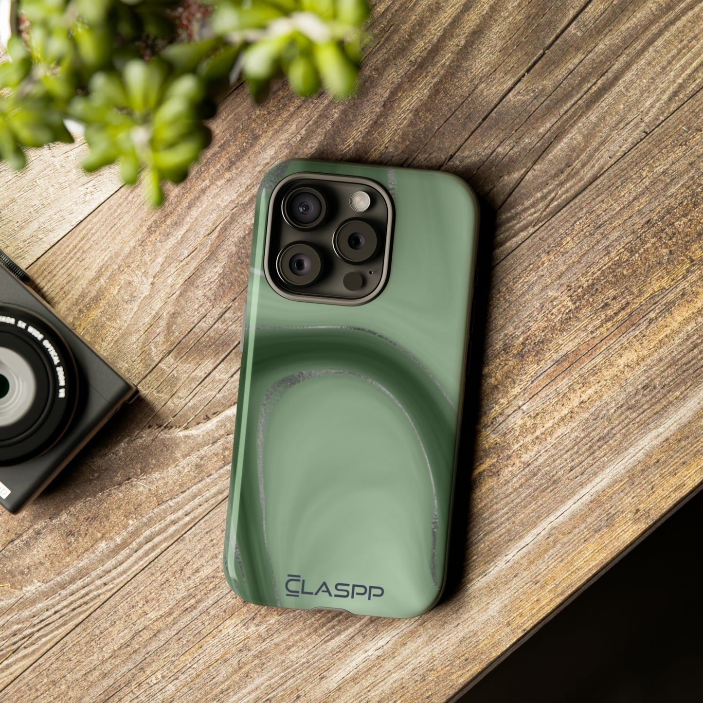 Emerald Elegance | Hardshell Dual Layer Phone Case