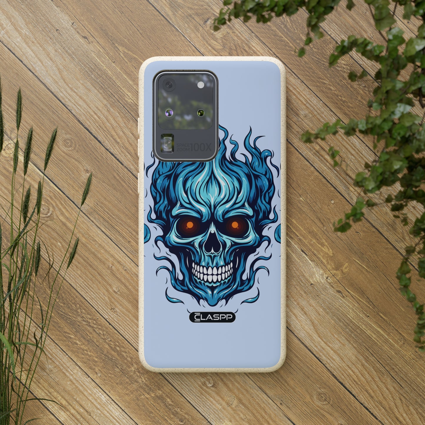 Flaming Skull | Plant-Based Biodegradable Phone Case