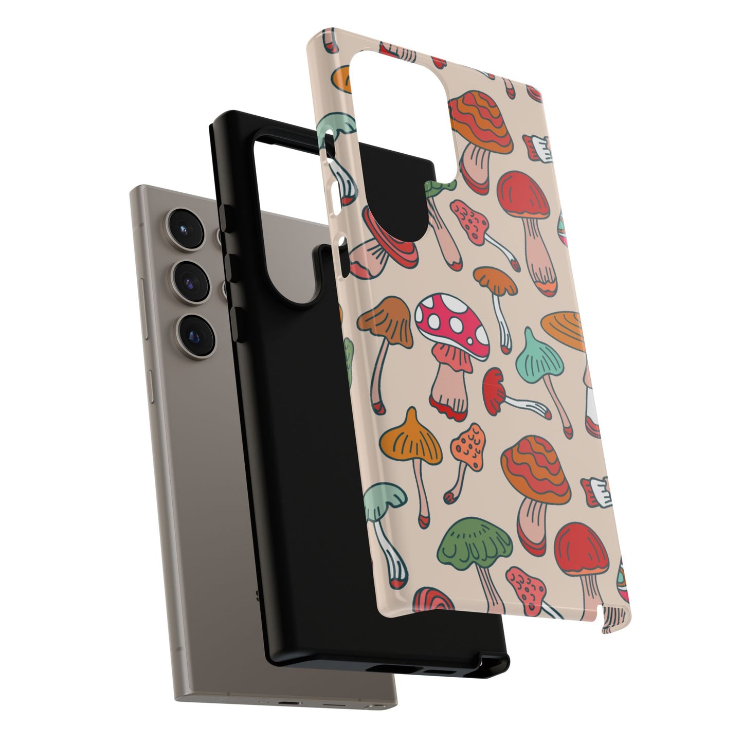 Phone Case - Wild Mushroom Design, Tough Cases for Extra Protection