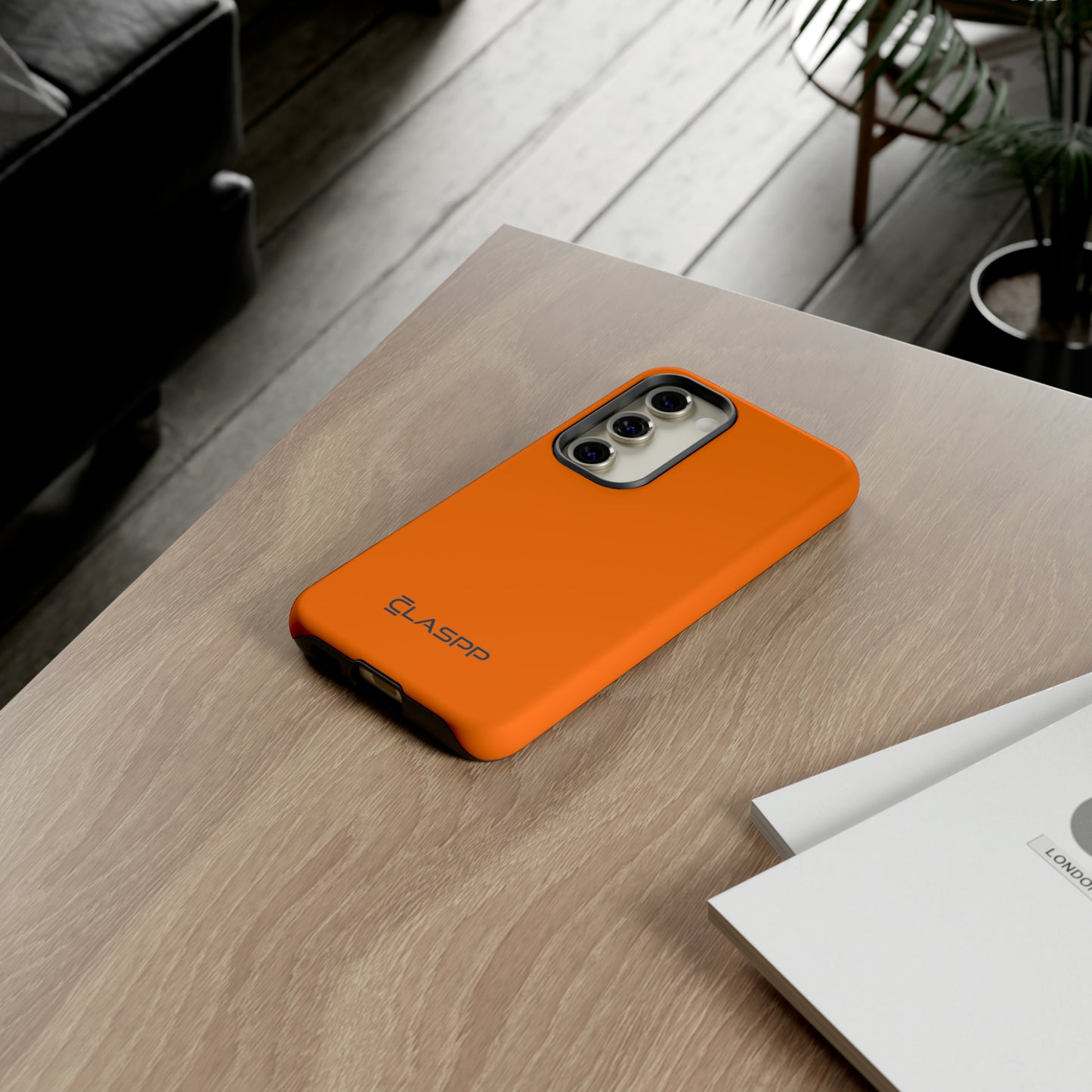 Tangerine Orange | Hardshell Dual Layer Phone Case