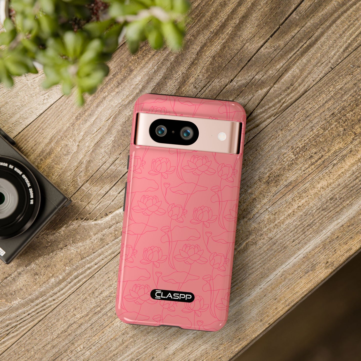 Festive Pink | Christmas | Hardshell Dual Layer Phone Case