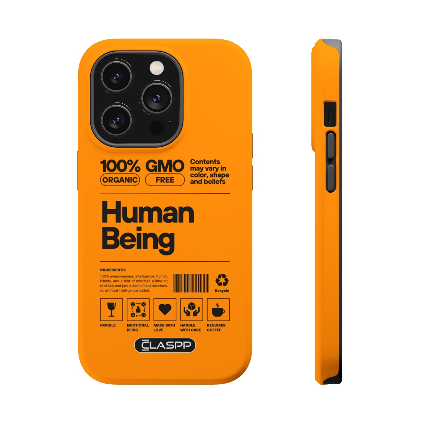 Human Being | Peach | MagSafe Dual Layer Phone Case