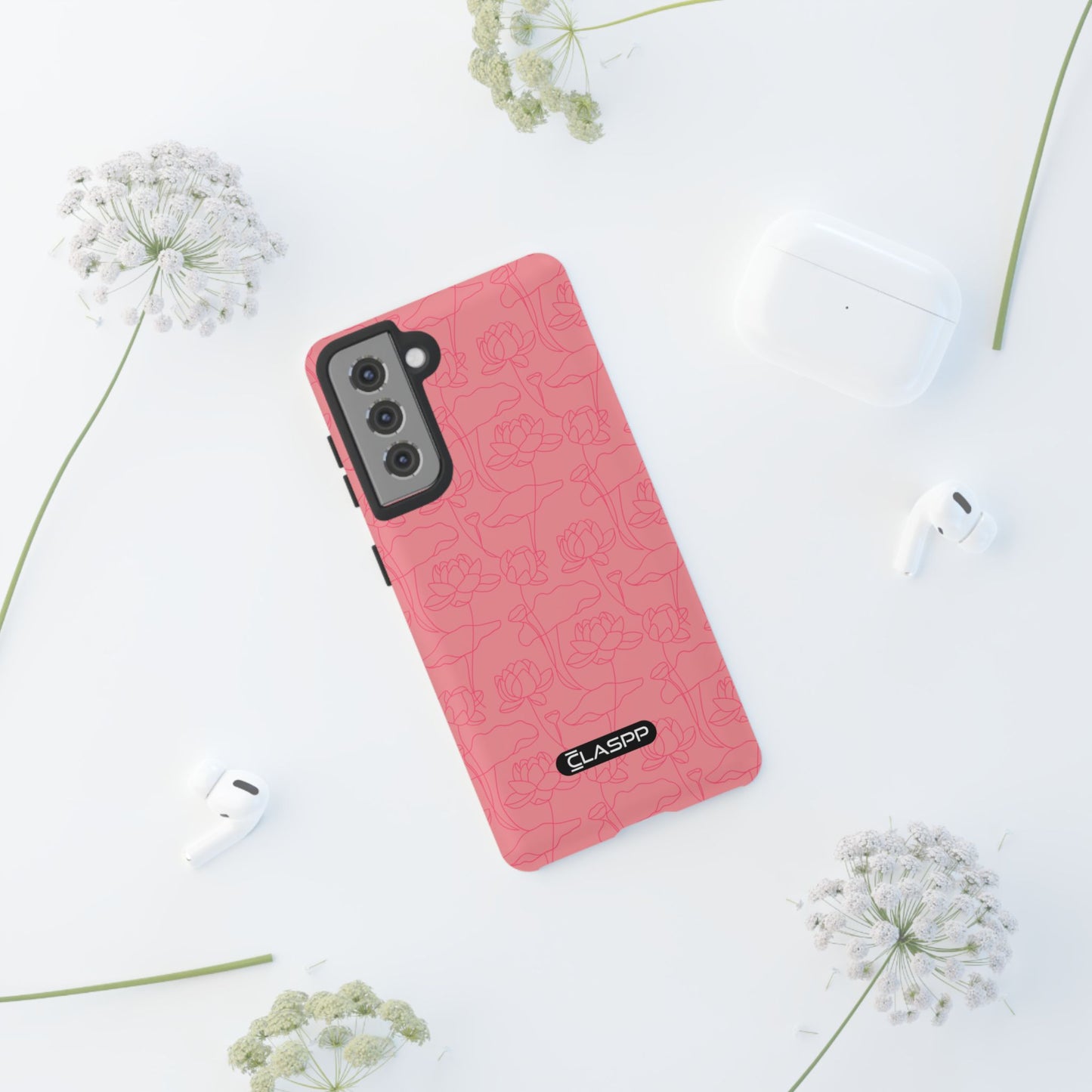 Festive Pink | Christmas | Hardshell Dual Layer Phone Case