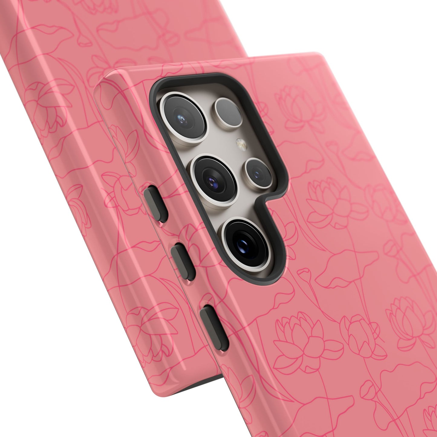 Festive Pink | Christmas | Hardshell Dual Layer Phone Case