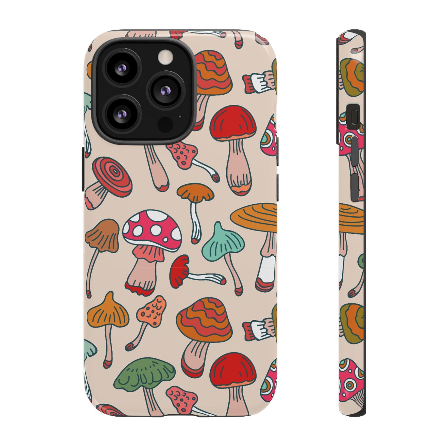 Phone Case - Wild Mushroom Design, Tough Cases for Extra Protection