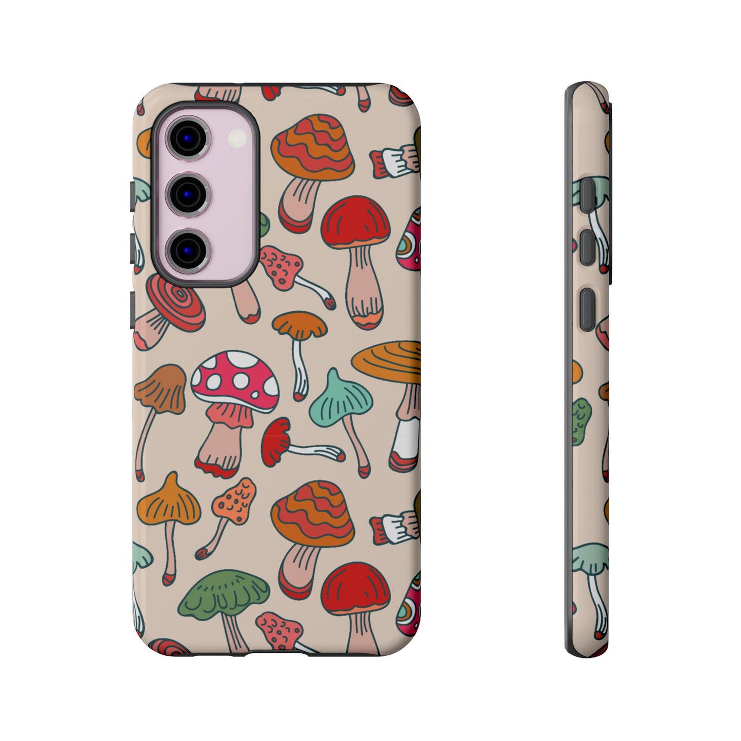 Phone Case - Wild Mushroom Design, Tough Cases for Extra Protection