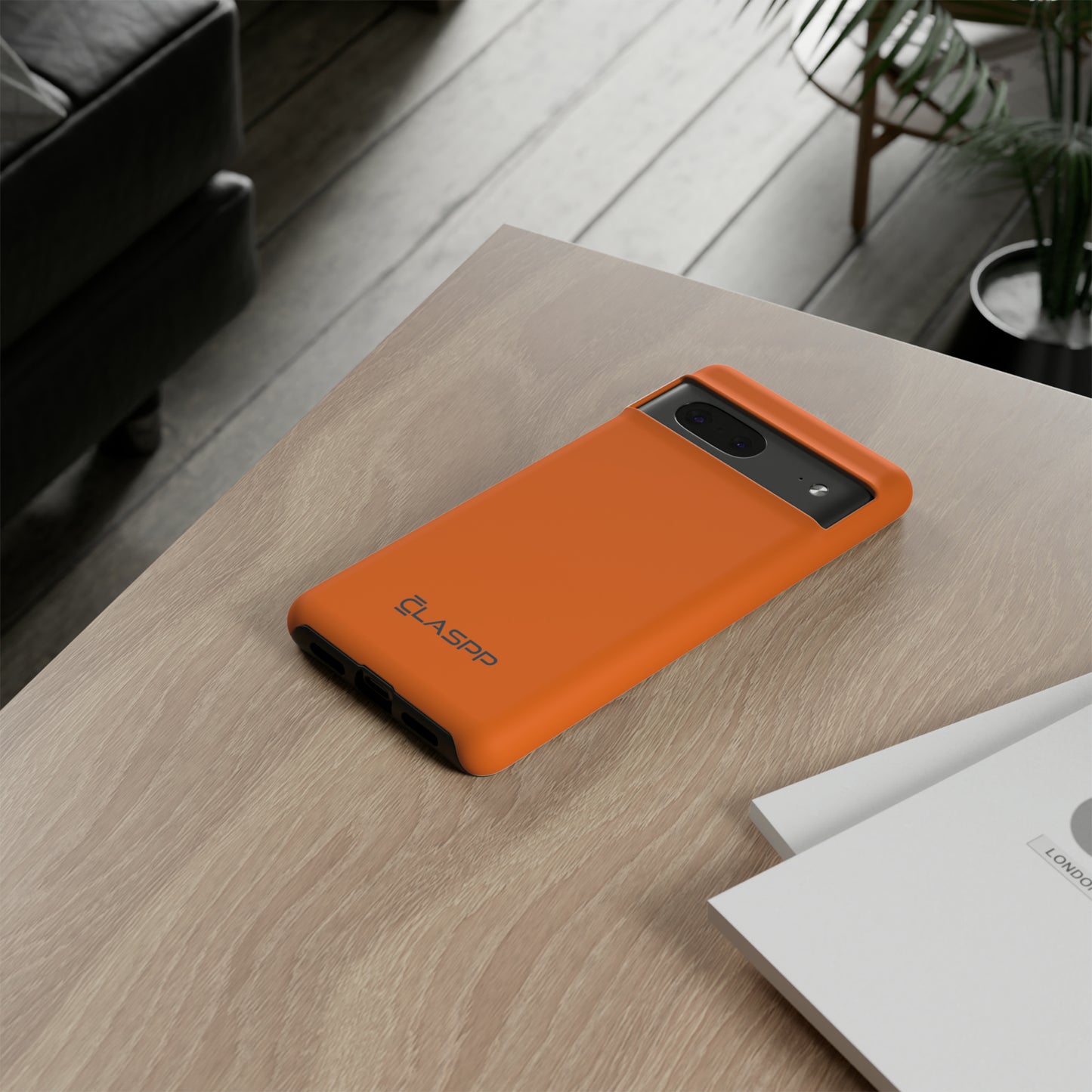 Tangerine Orange | Hardshell Dual Layer Phone Case