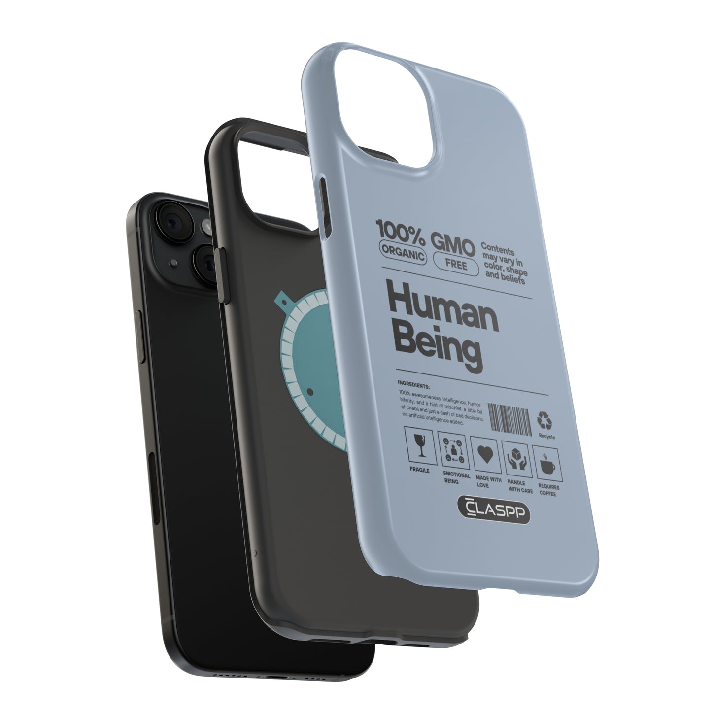 Human Being | Powder Blue | MagSafe Dual Layer Phone Case