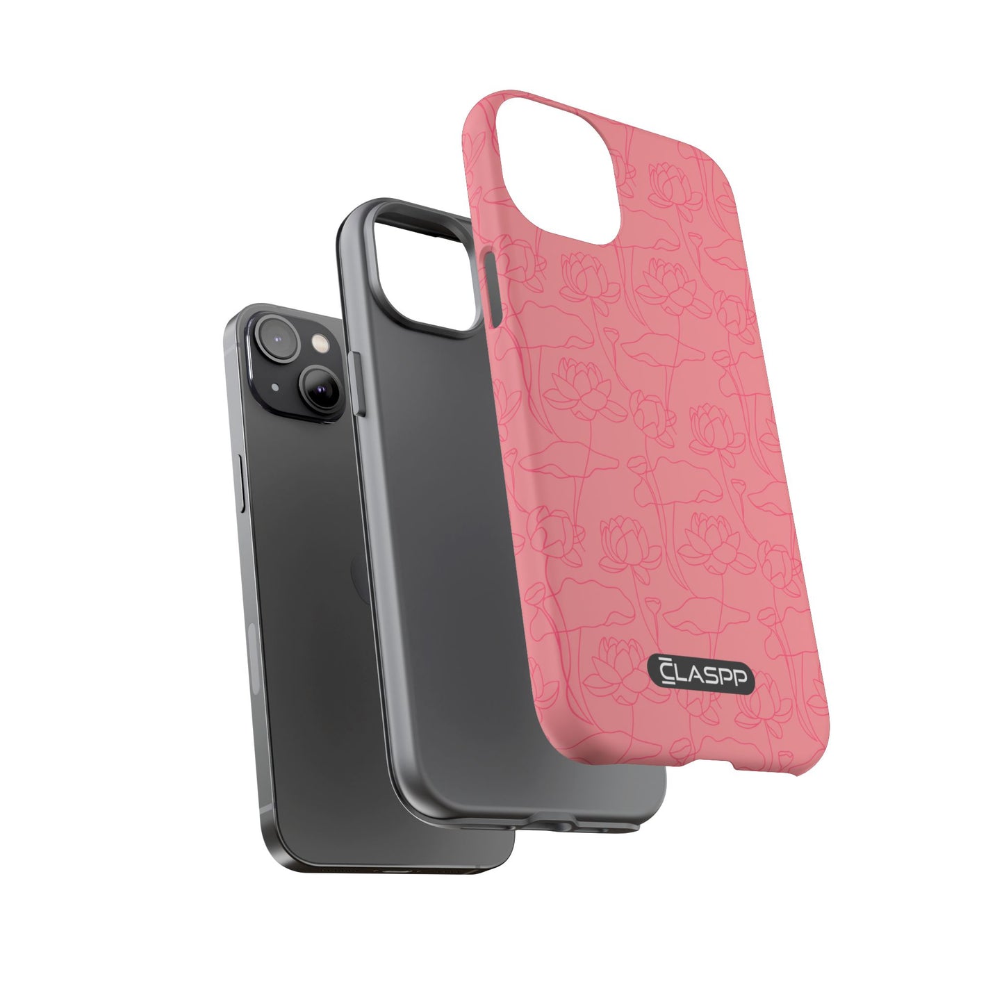 Festive Pink | Christmas | Hardshell Dual Layer Phone Case