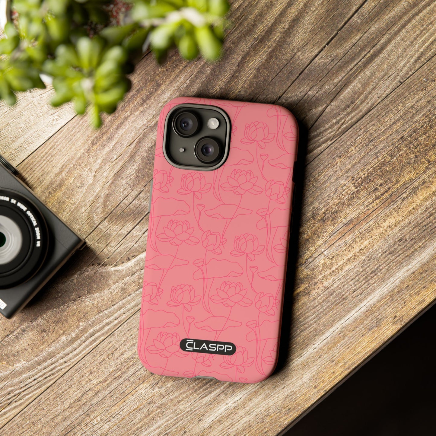 Festive Pink | Christmas | Hardshell Dual Layer Phone Case