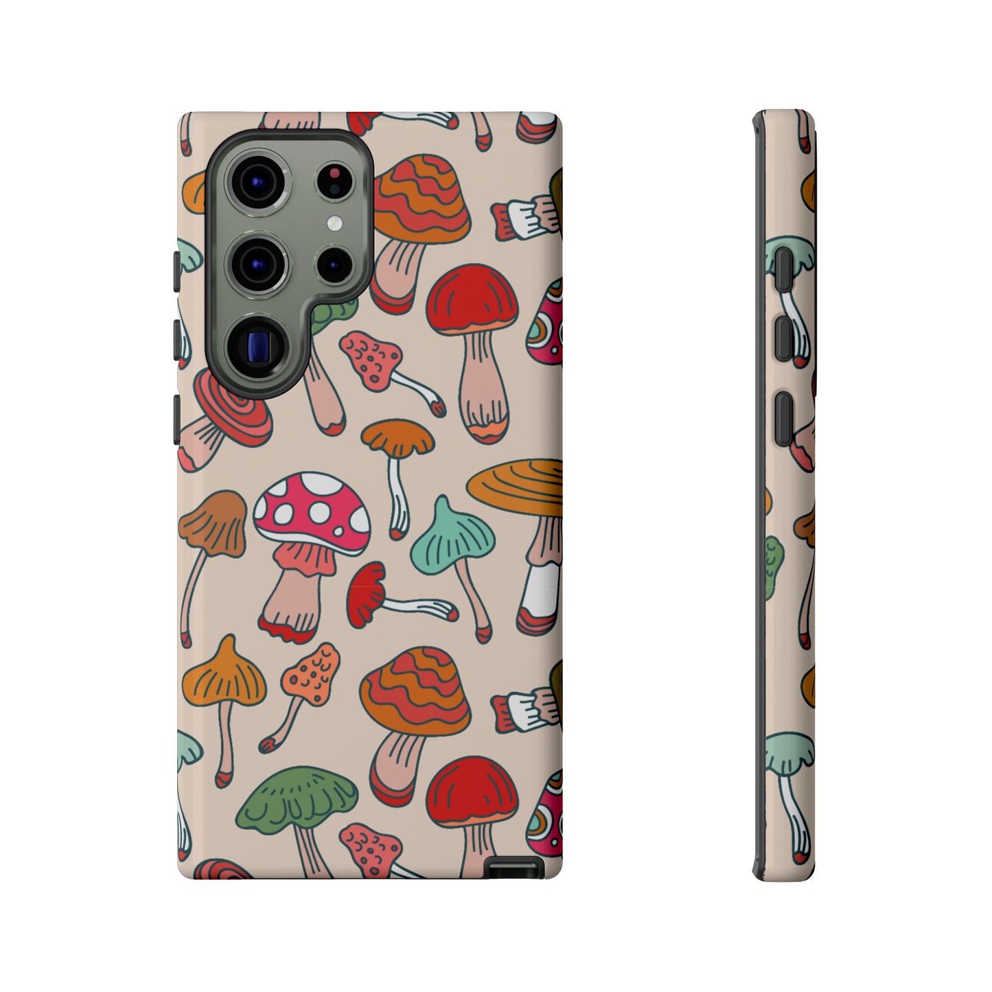 Phone Case - Wild Mushroom Design, Tough Cases for Extra Protection