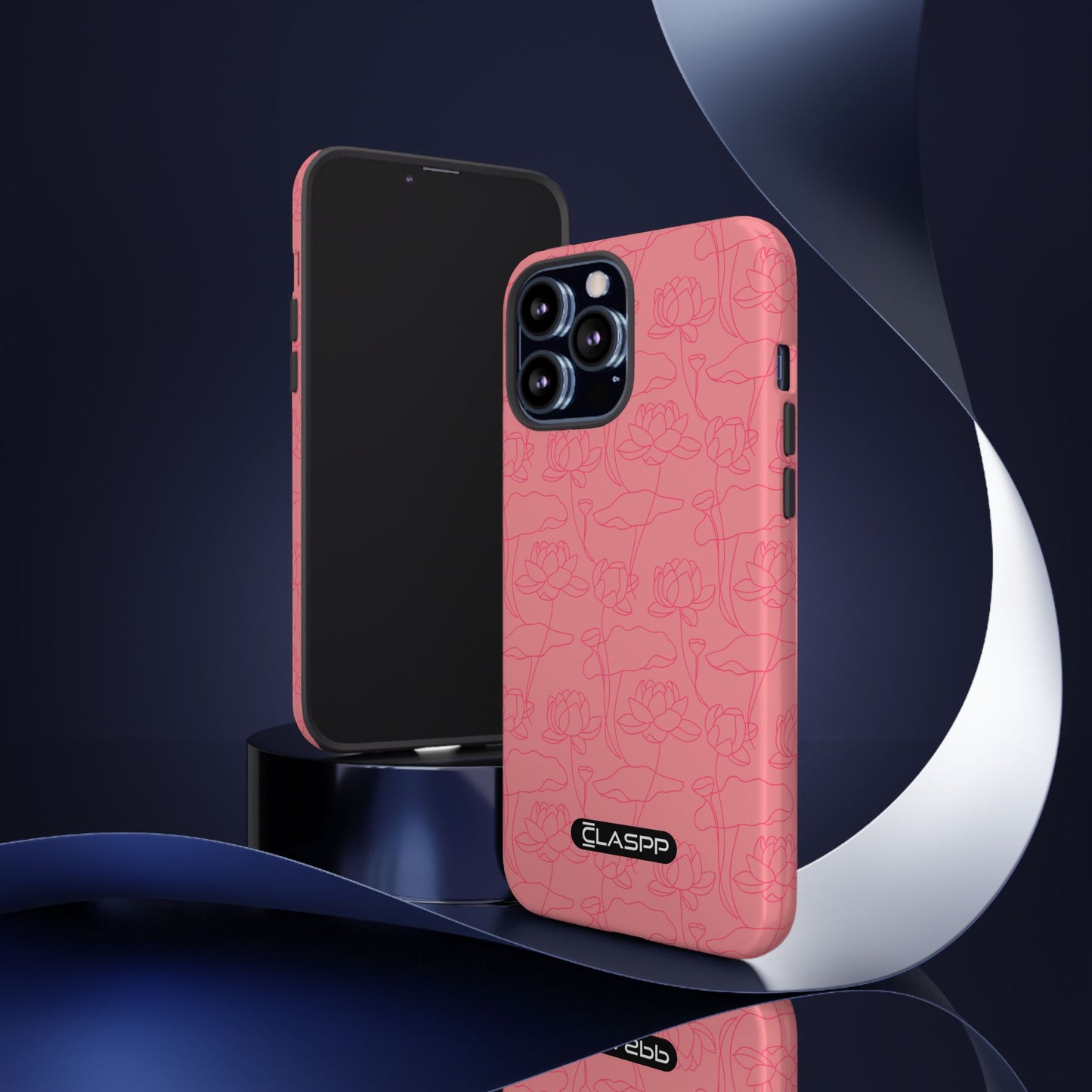 Festive Pink | Christmas | Hardshell Dual Layer Phone Case