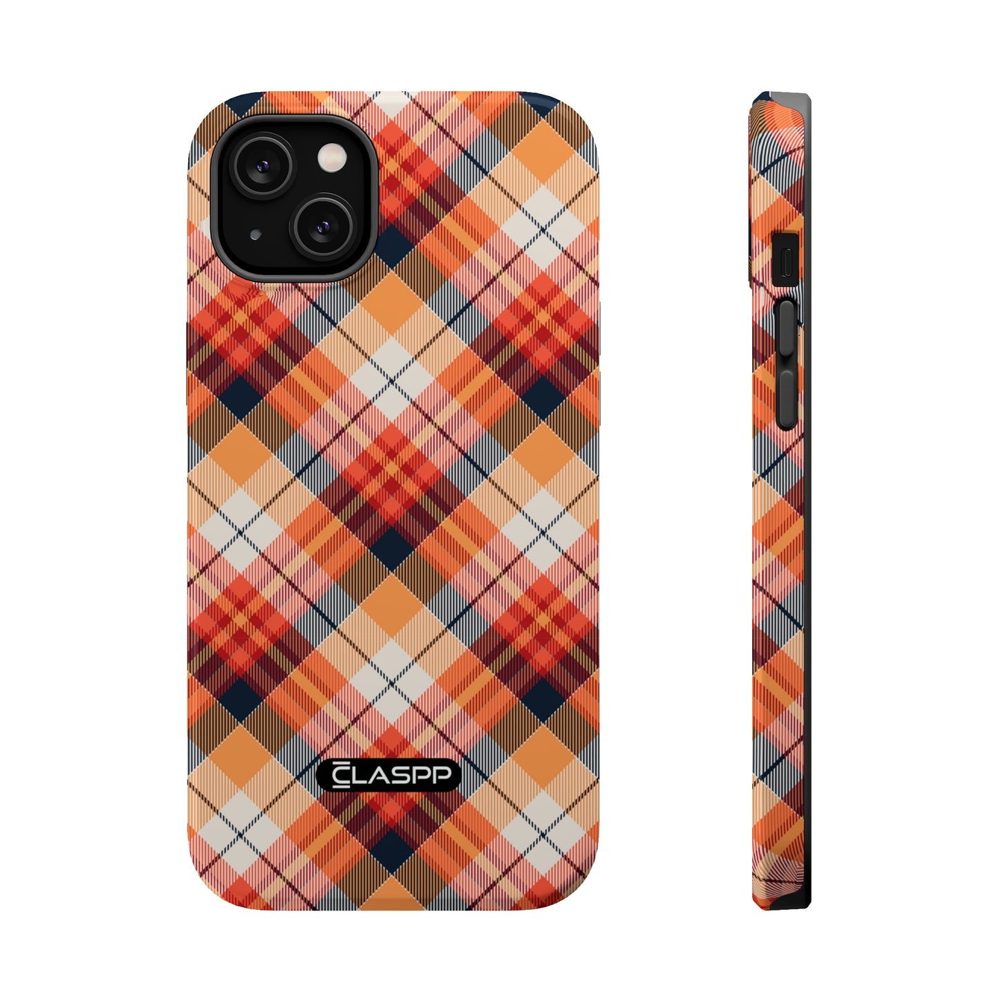 Tipped Tartan | MagSafe Hardshell Dual Layer Phone Case