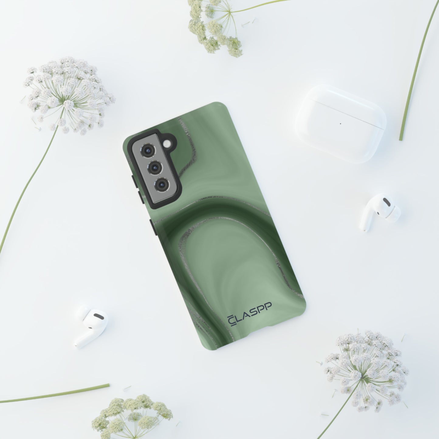 Emerald Elegance | Hardshell Dual Layer Phone Case