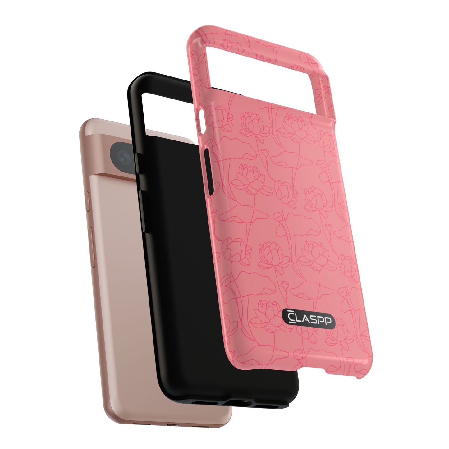 Festive Pink | Christmas | Hardshell Dual Layer Phone Case