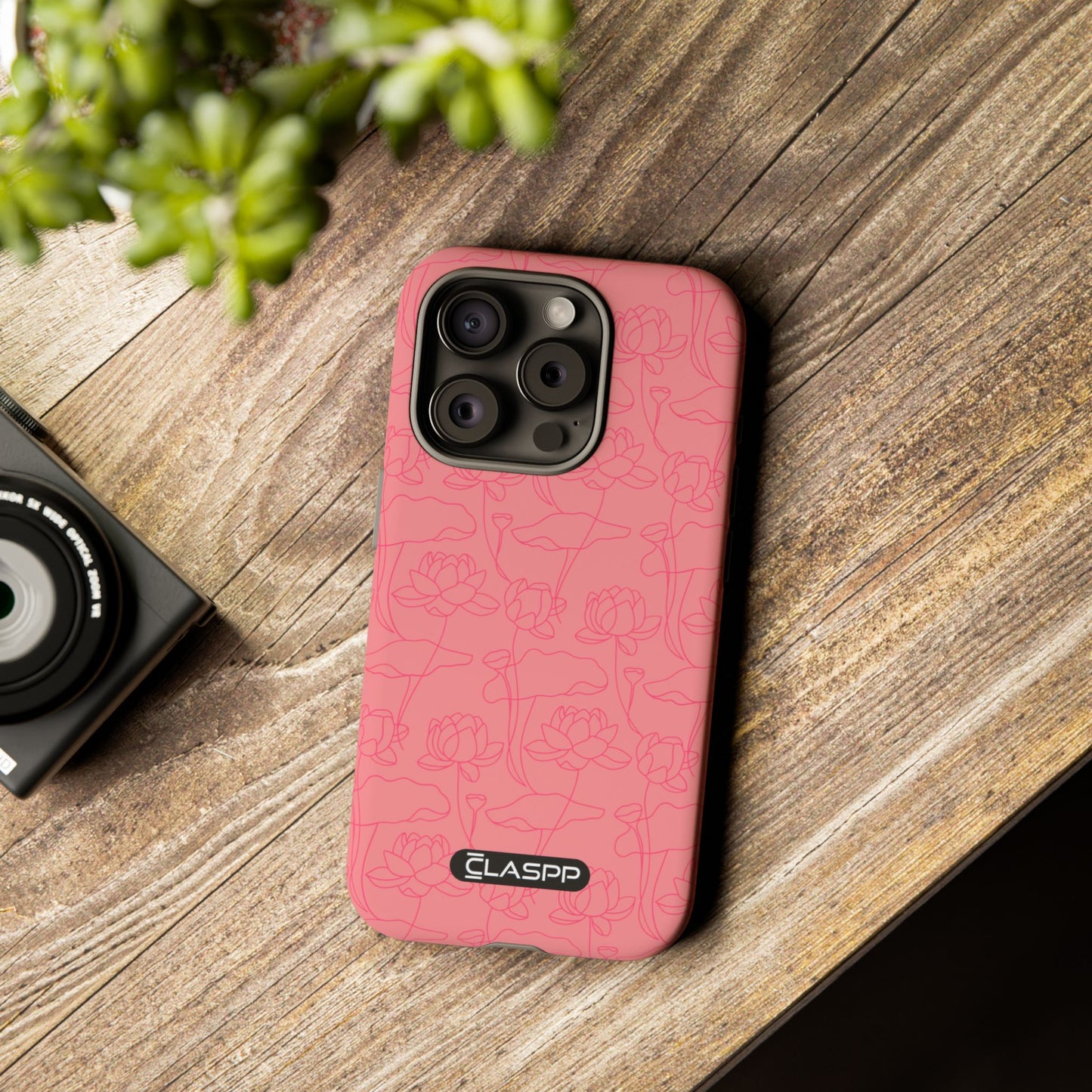 Festive Pink | Christmas | Hardshell Dual Layer Phone Case