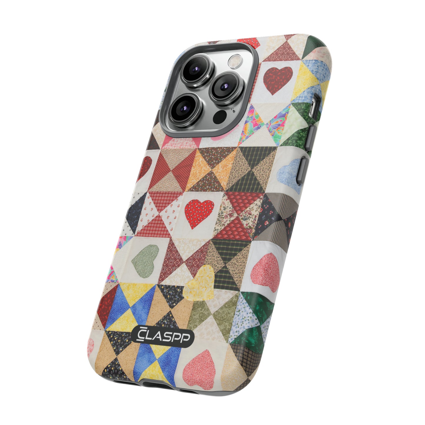 Heart Quilt | Valentine's Day | Hardshell Dual Layer Phone Case