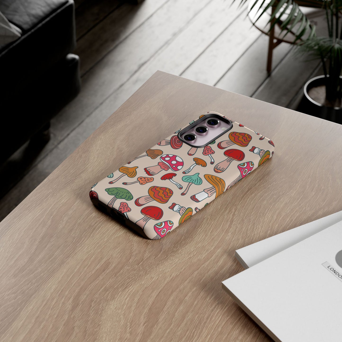 Phone Case - Wild Mushroom Design, Tough Cases for Extra Protection