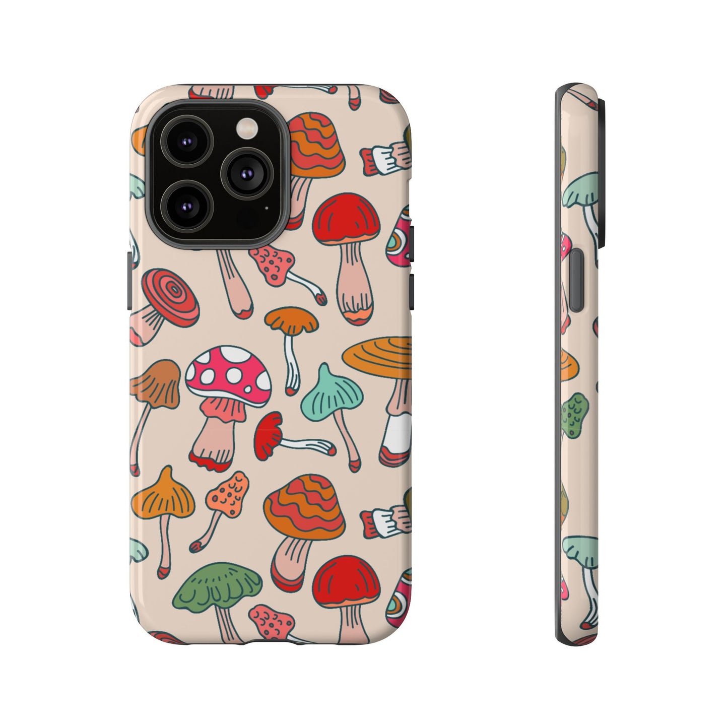 Phone Case - Wild Mushroom Design, Tough Cases for Extra Protection