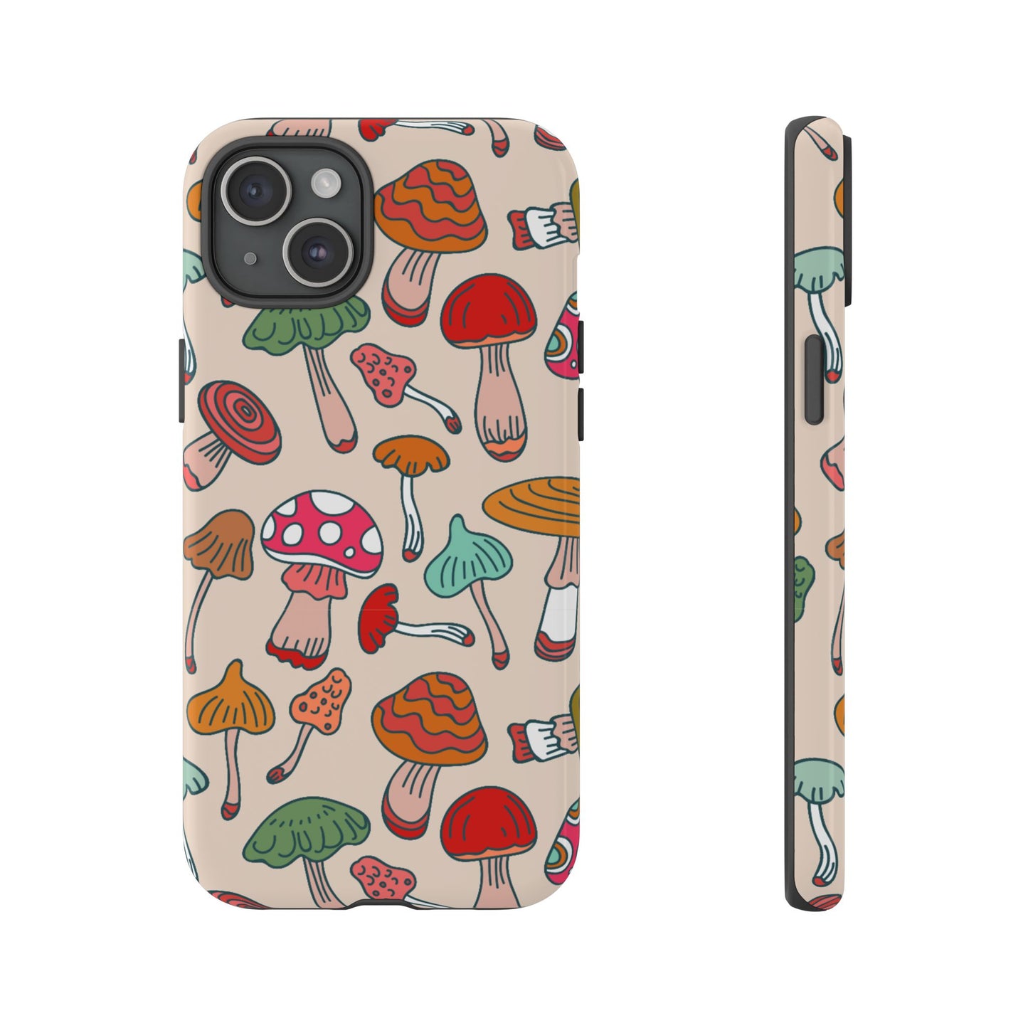 Phone Case - Wild Mushroom Design, Tough Cases for Extra Protection