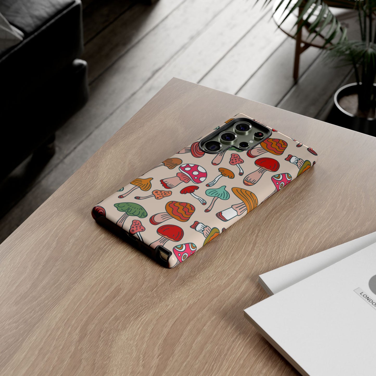 Phone Case - Wild Mushroom Design, Tough Cases for Extra Protection