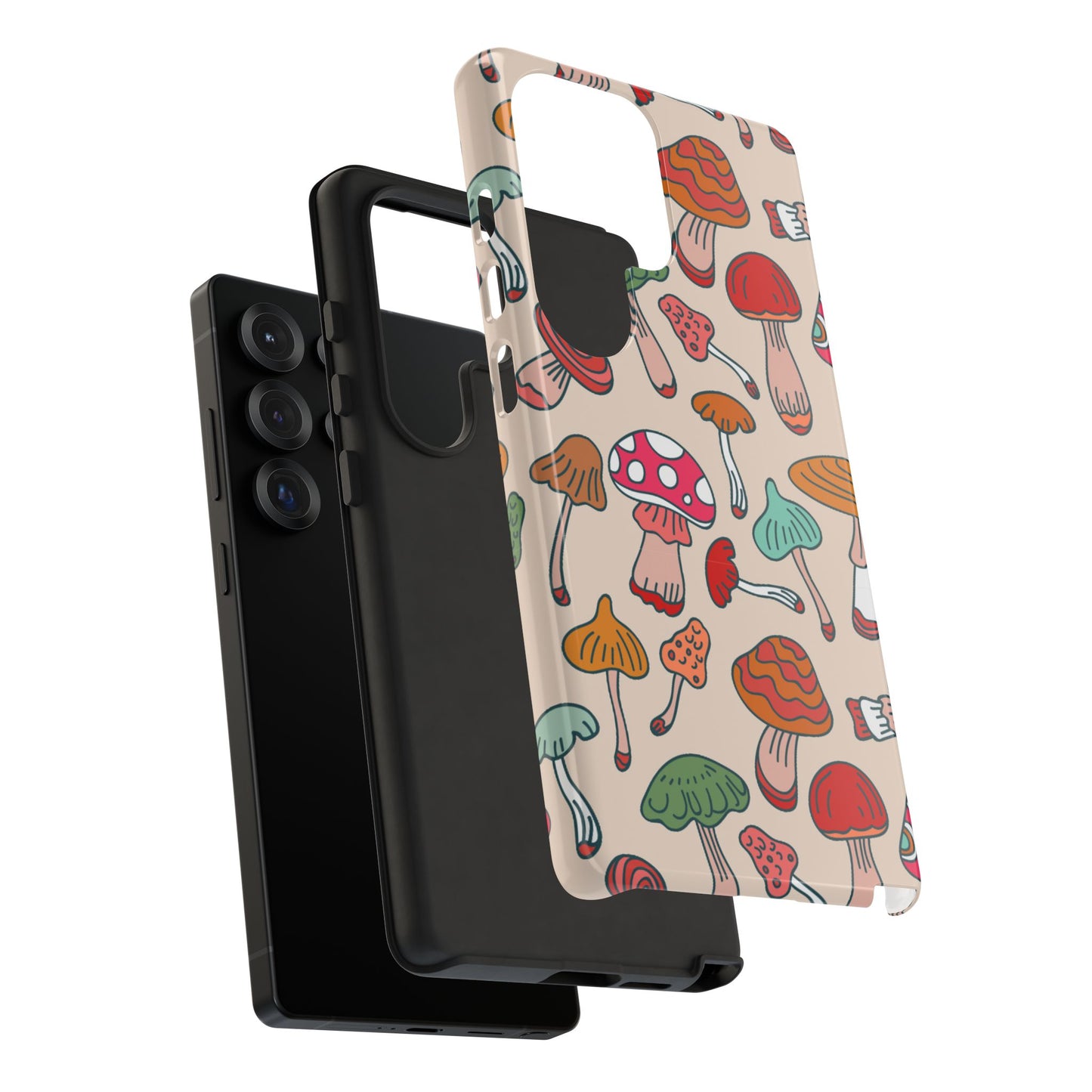 Phone Case - Wild Mushroom Design, Tough Cases for Extra Protection