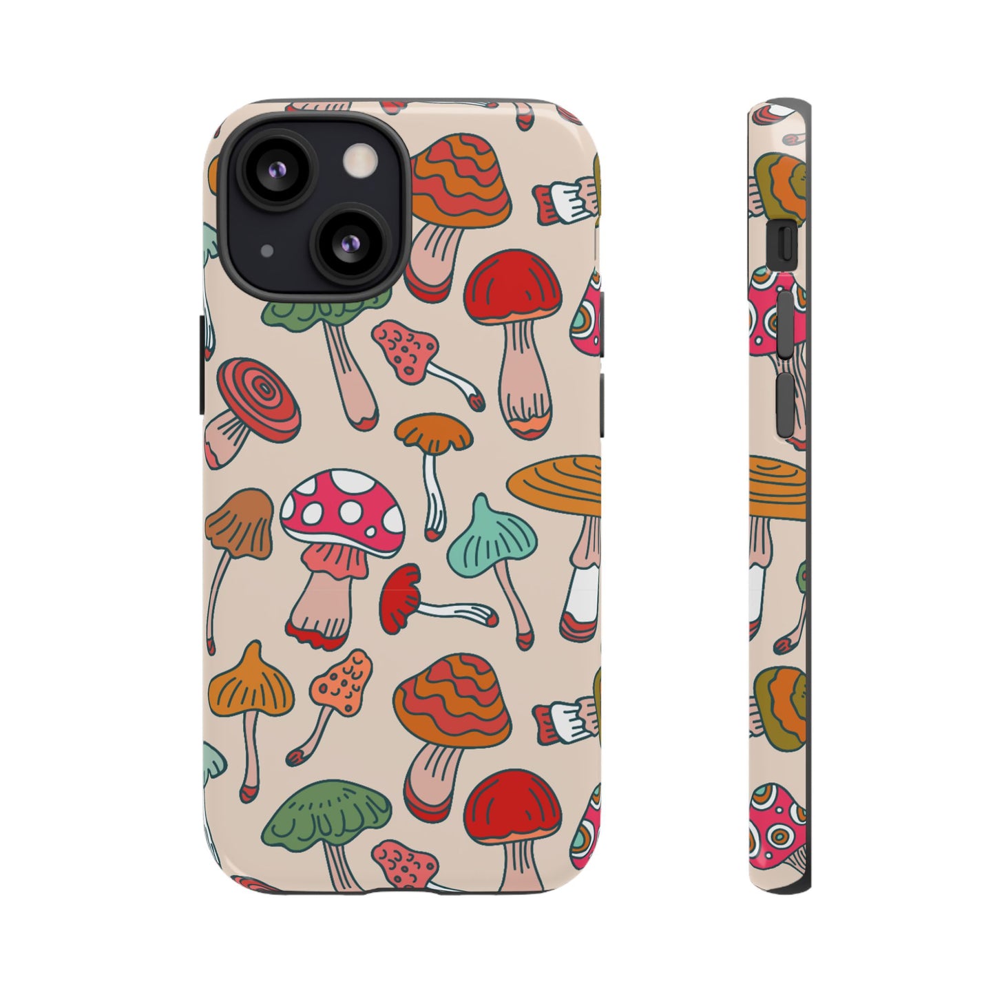 Phone Case - Wild Mushroom Design, Tough Cases for Extra Protection