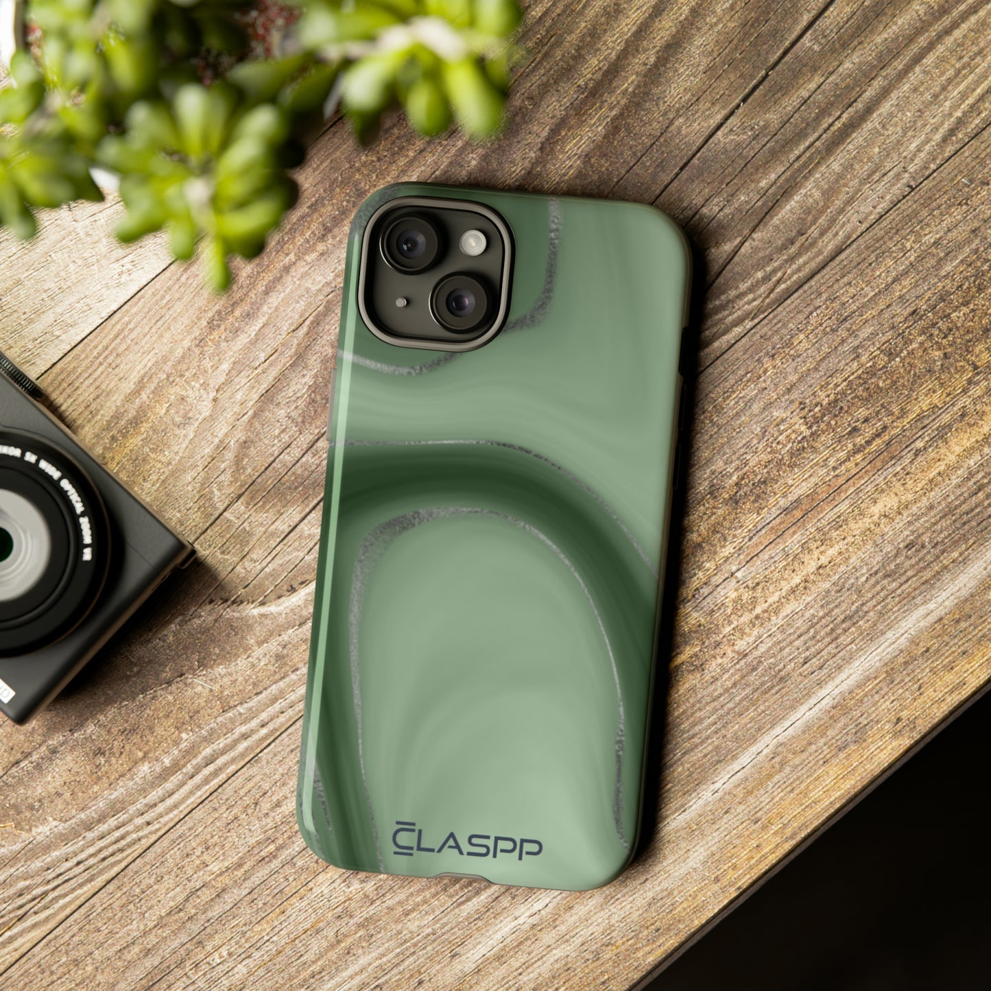 Emerald Elegance | Hardshell Dual Layer Phone Case