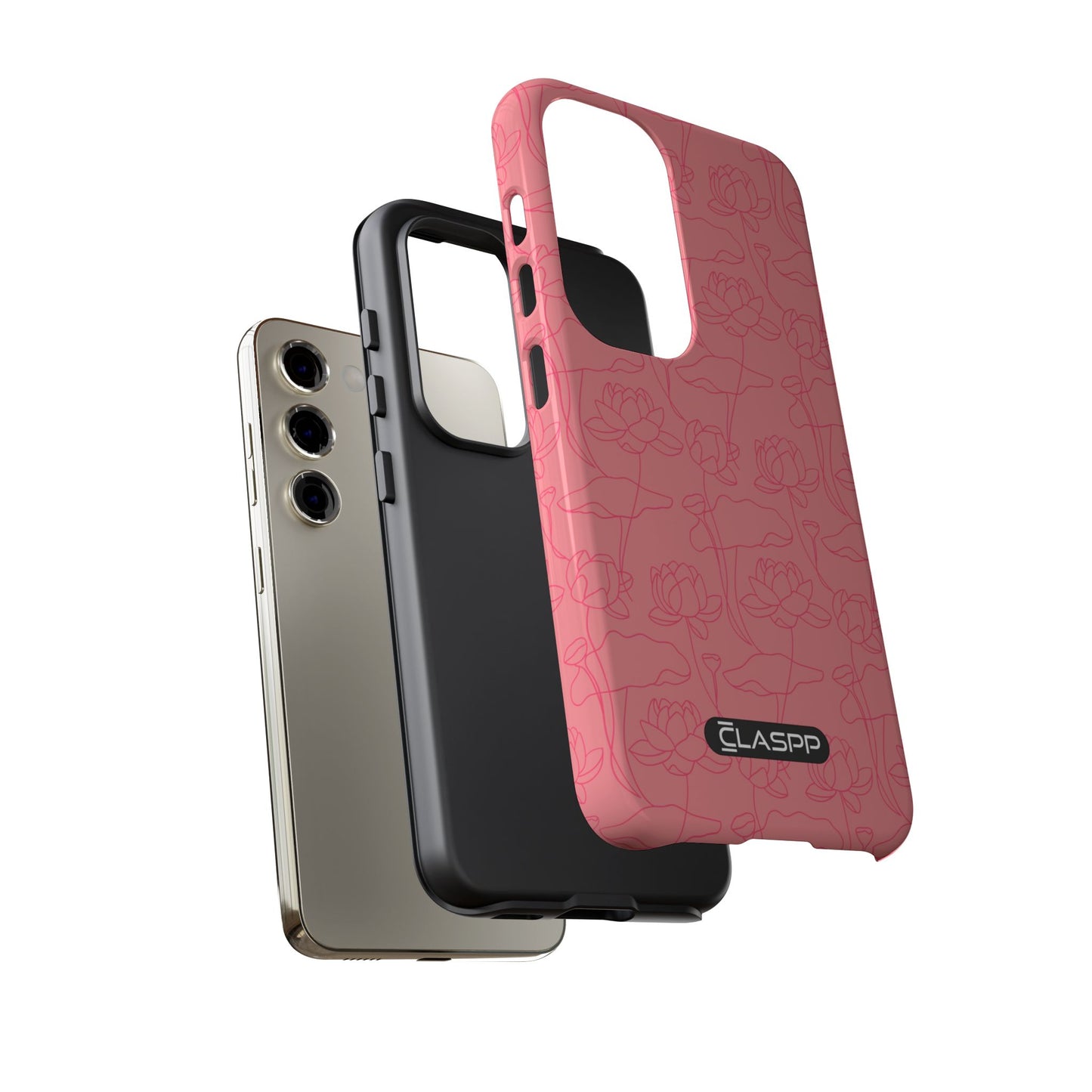 Festive Pink | Christmas | Hardshell Dual Layer Phone Case