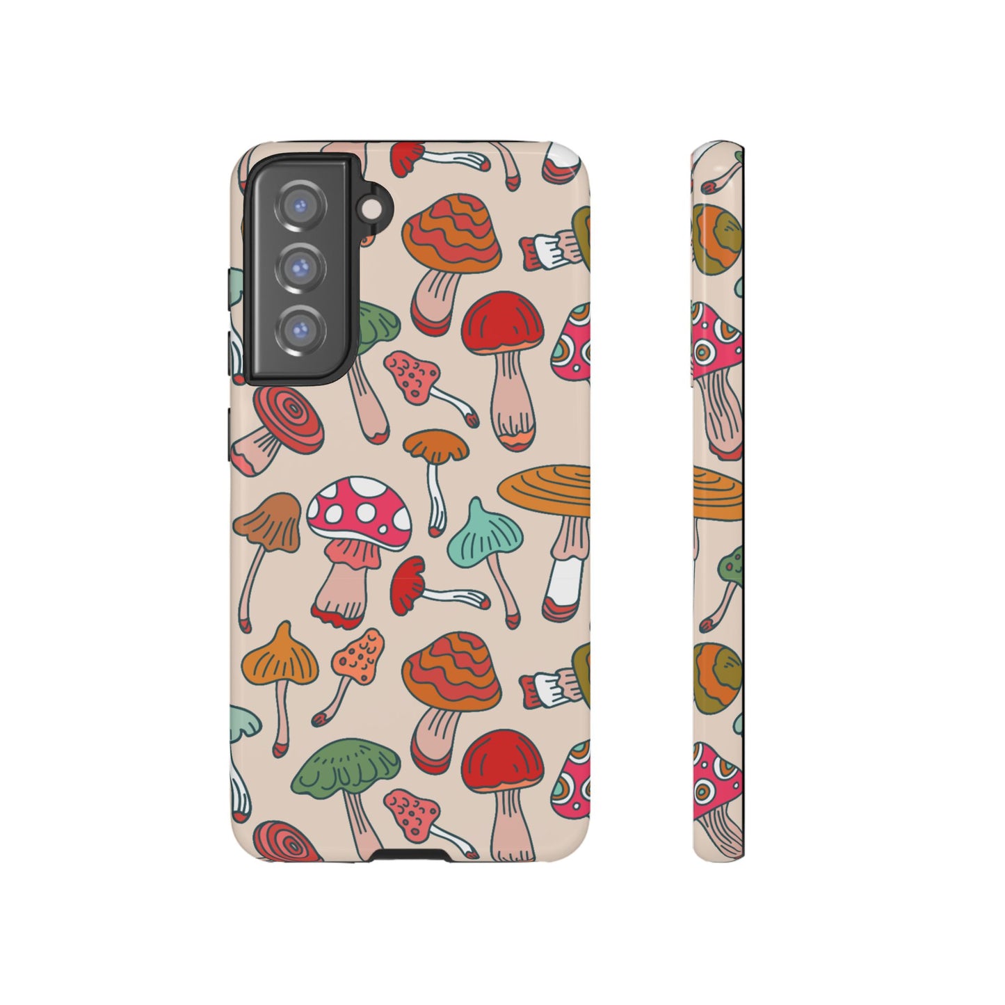Phone Case - Wild Mushroom Design, Tough Cases for Extra Protection