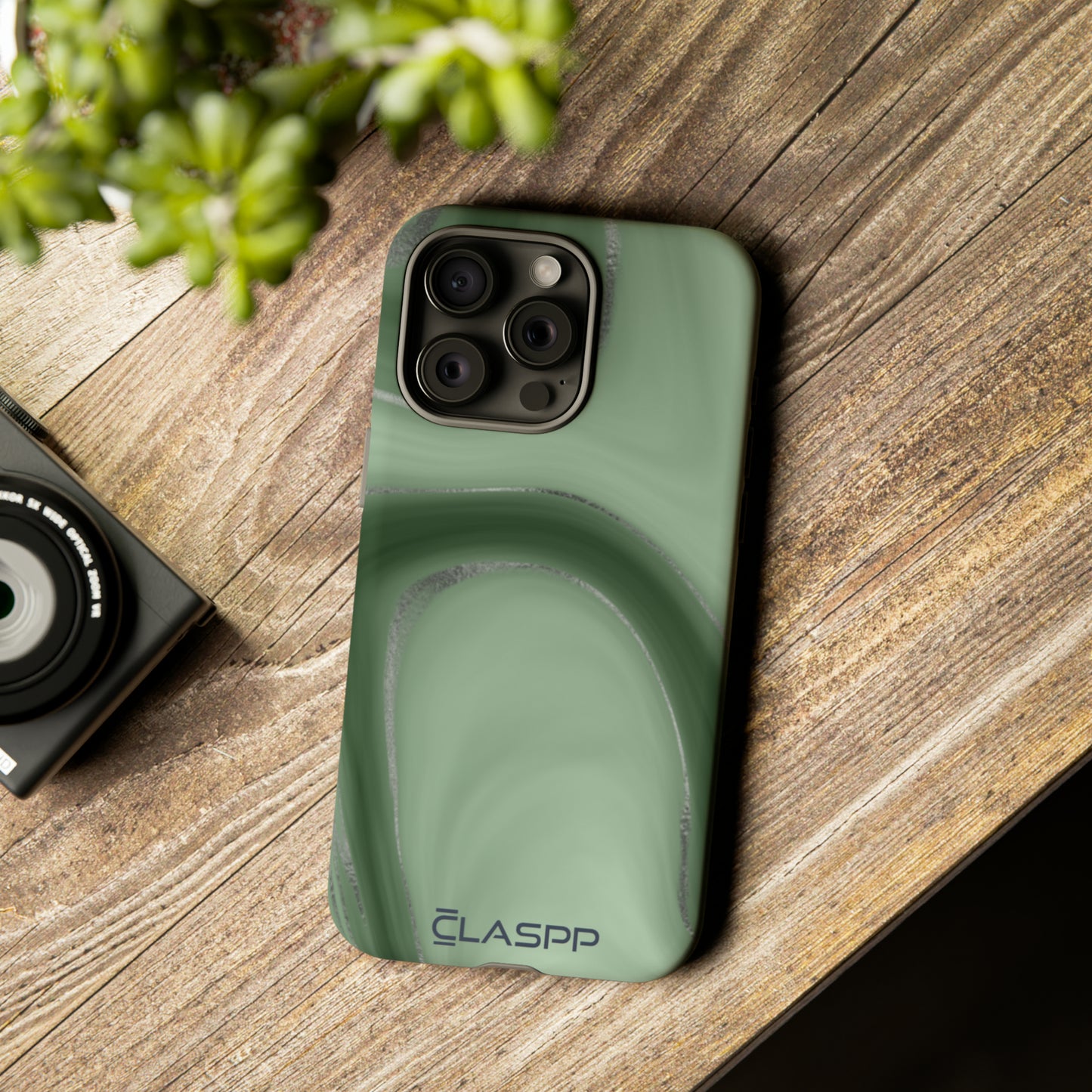 Emerald Elegance | Hardshell Dual Layer Phone Case