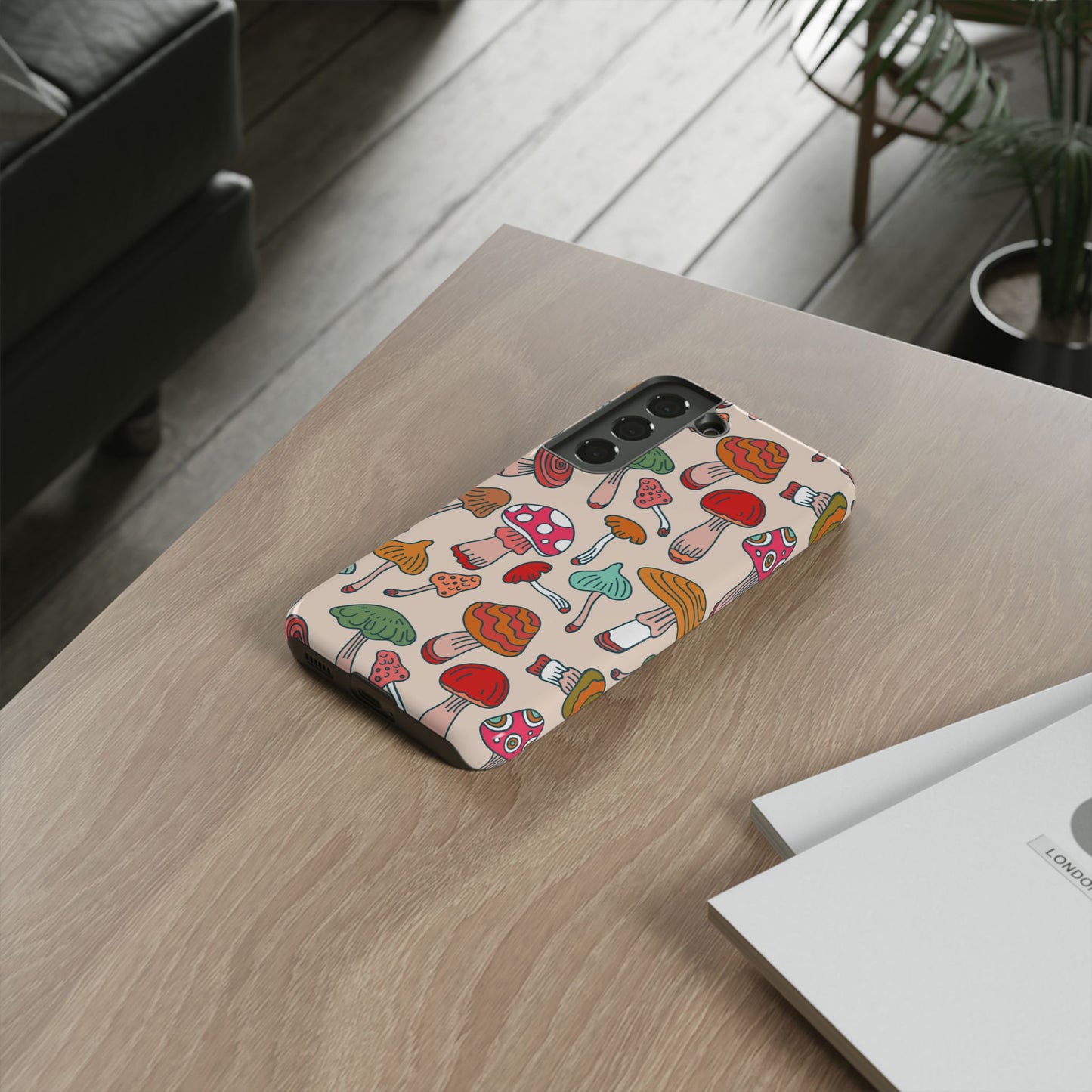 Phone Case - Wild Mushroom Design, Tough Cases for Extra Protection