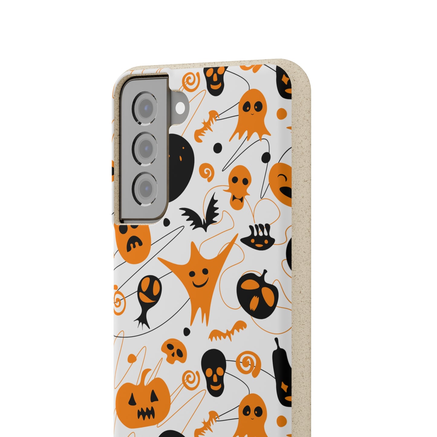 Happy Haunting Boo White | Plant-Based Biodegradable Phone Case