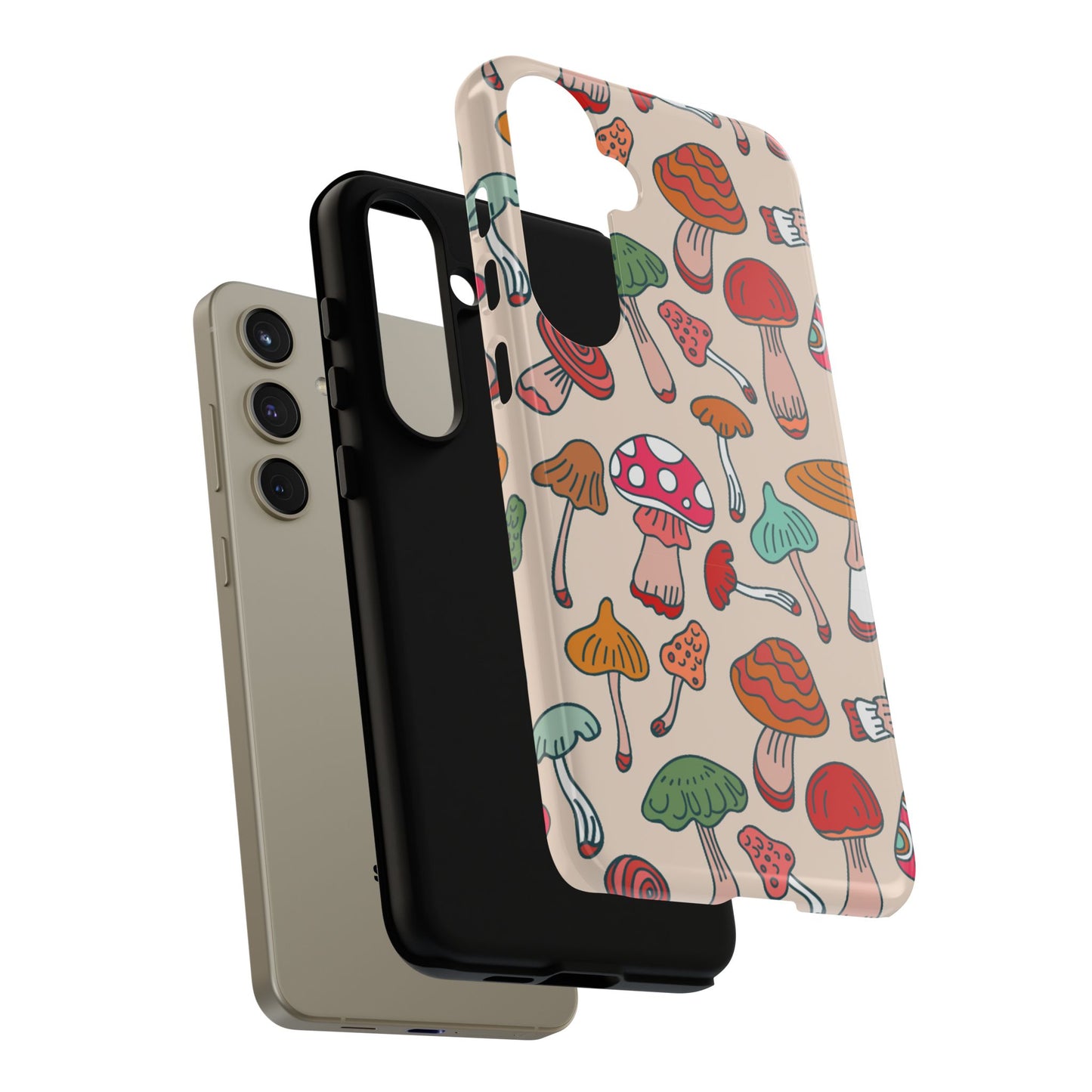 Phone Case - Wild Mushroom Design, Tough Cases for Extra Protection